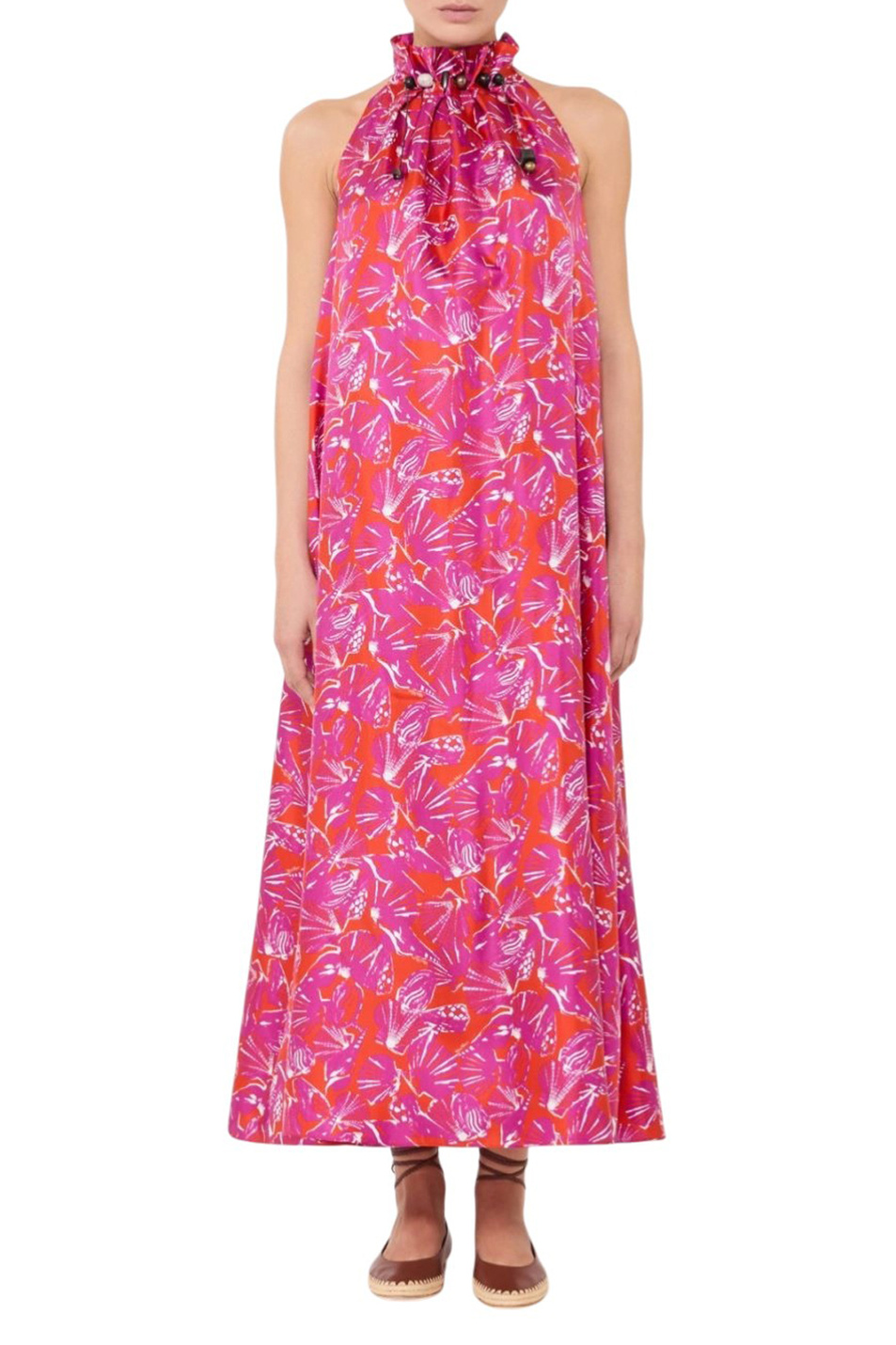 Женский Max Mara Платье CARTONE из шелка (цвет ), артикул 2611221022 | Фото 3