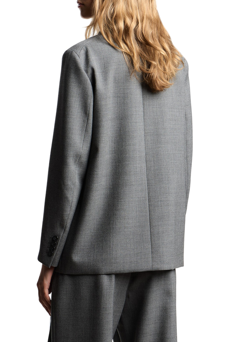 Женский Emporio Armani Пиджак двубортный из шерсти (цвет ), артикул EW003449-TE17036 | Фото 4