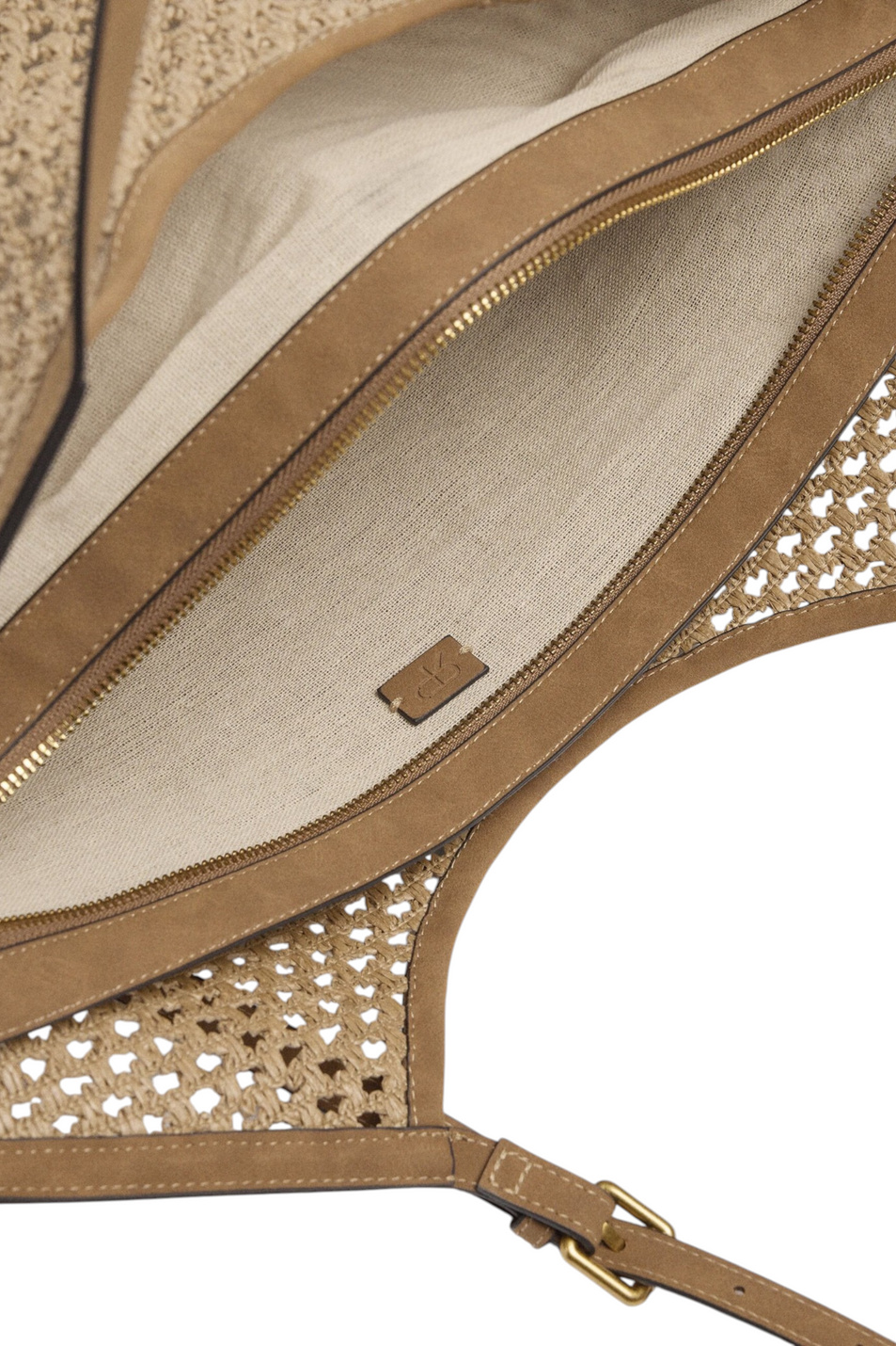 Женский Parfois Сумка-шопер плетеная (цвет ), артикул 244416 | Фото 4