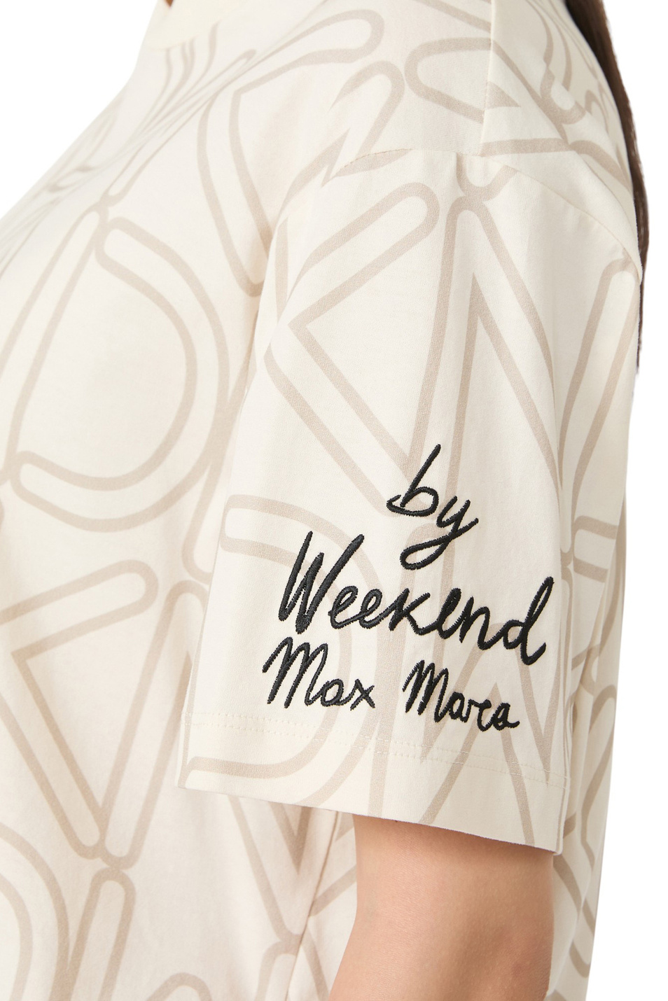 Женский Weekend Max Mara Футболка ACLINE из хлопка (цвет ), артикул 2525976051 | Фото 5