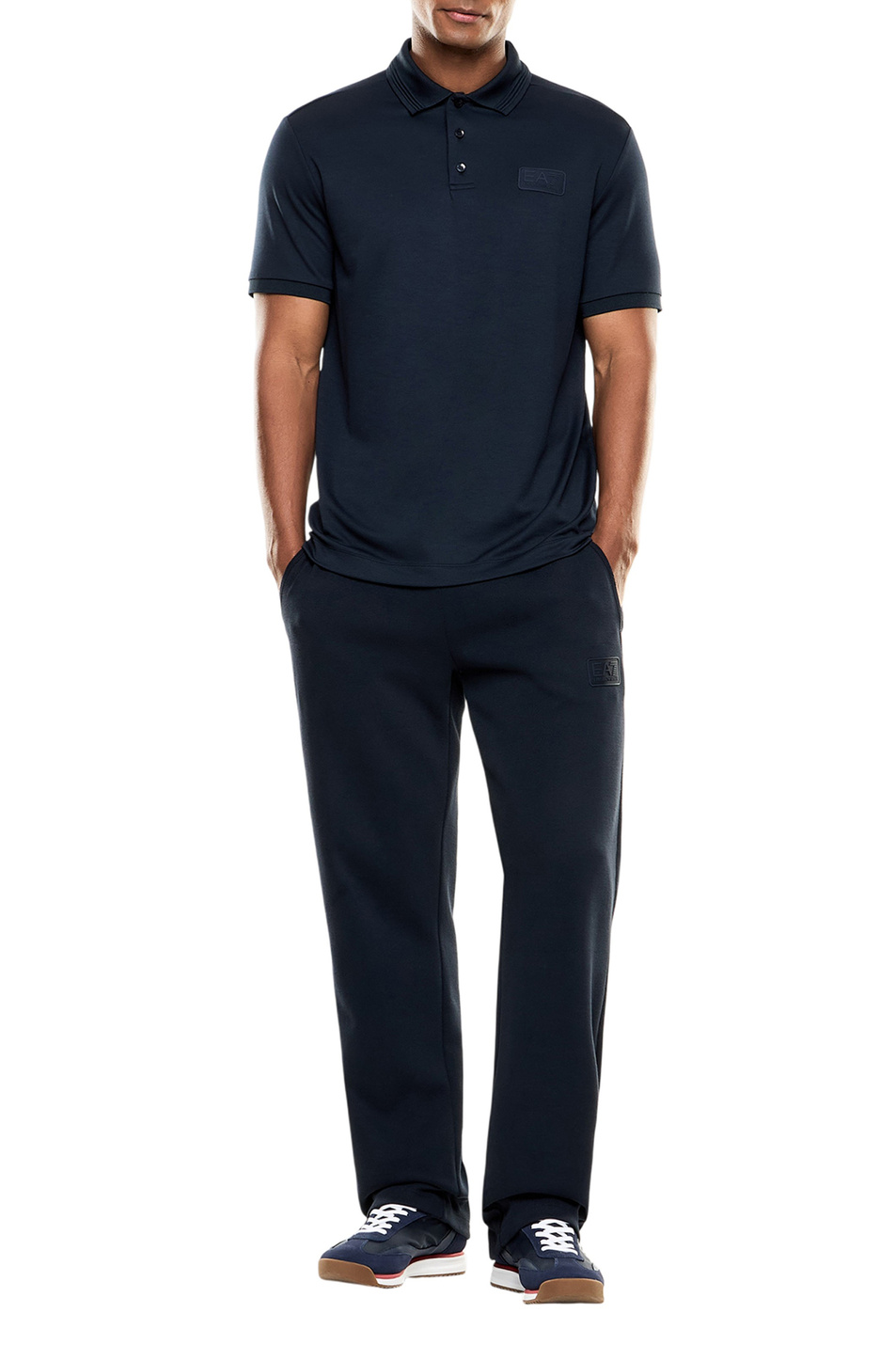 Мужской EA7 Футболка-поло с логотипом (цвет ), артикул 7M001359-AF13862 | Фото 3