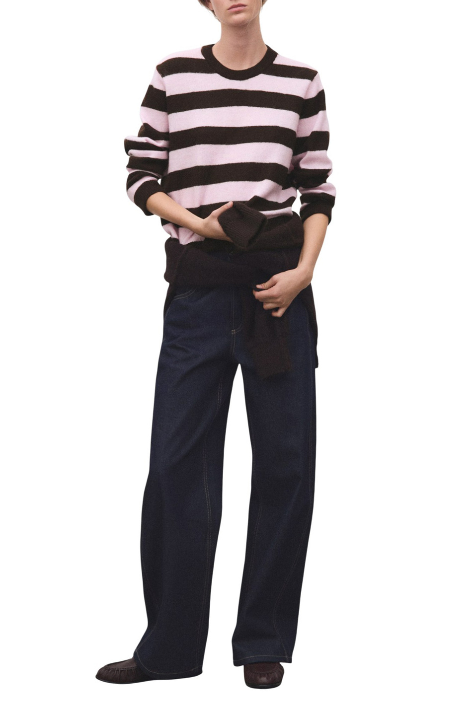 Женский Mango Свитер ARBOL в полоску (цвет ), артикул 27011310 | Фото 2