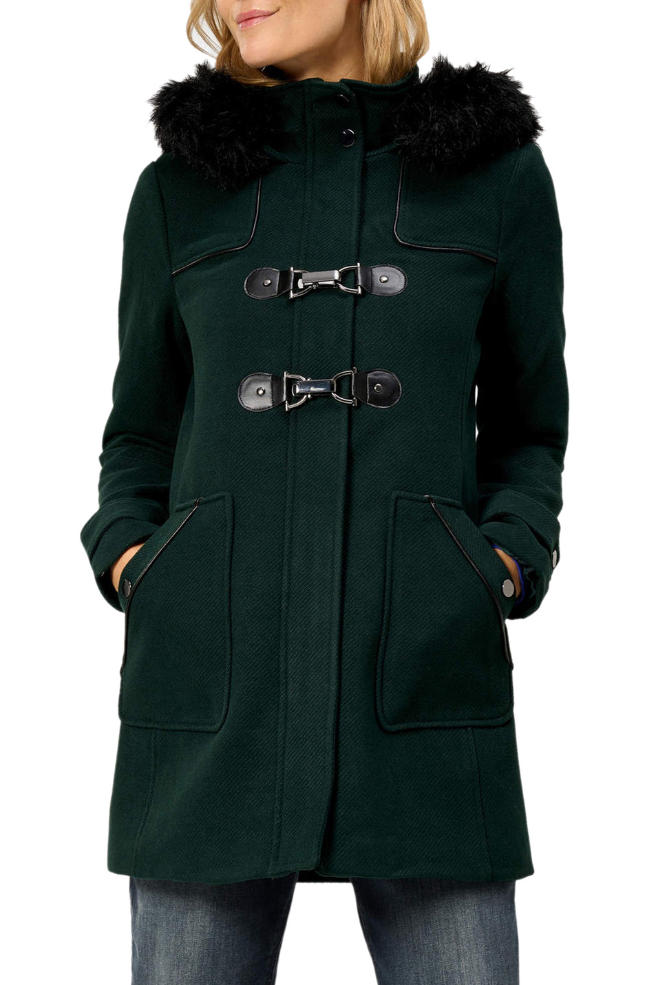 Orsay Пальто-дафлкот с капюшоном (цвет ), артикул 830255 | Фото 3