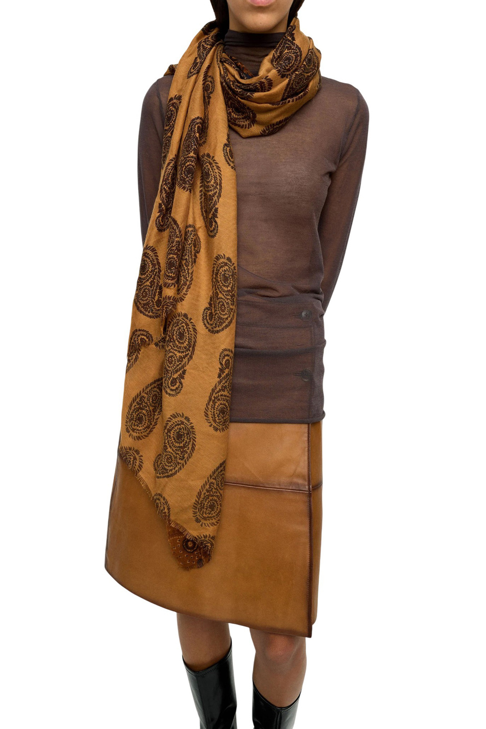 Женский Parfois Шарф с принтом (цвет ), артикул 242194 | Фото 4