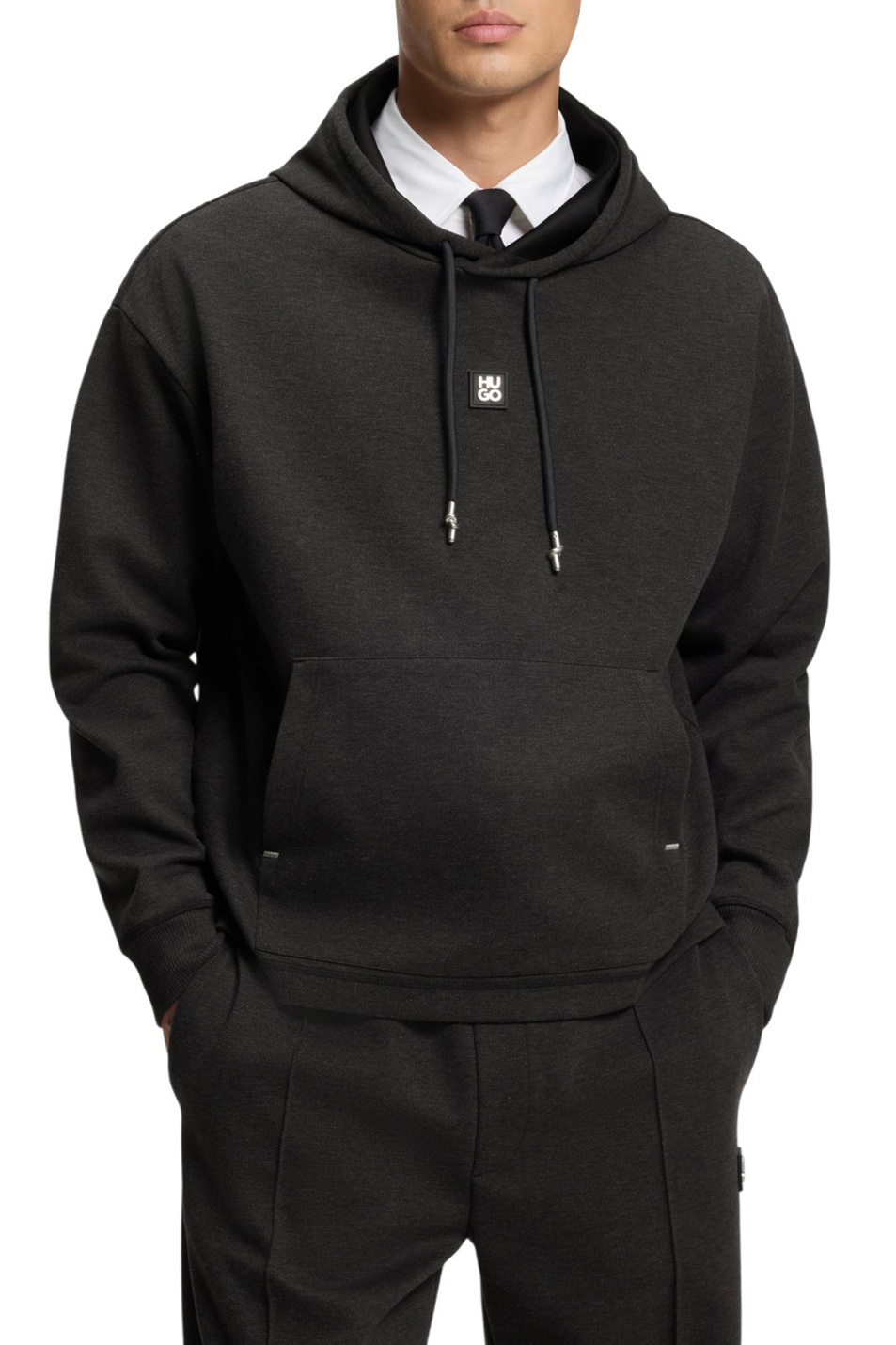 Мужской HUGO Худи Dineo с логотипом (цвет ), артикул 50553395 | Фото 3