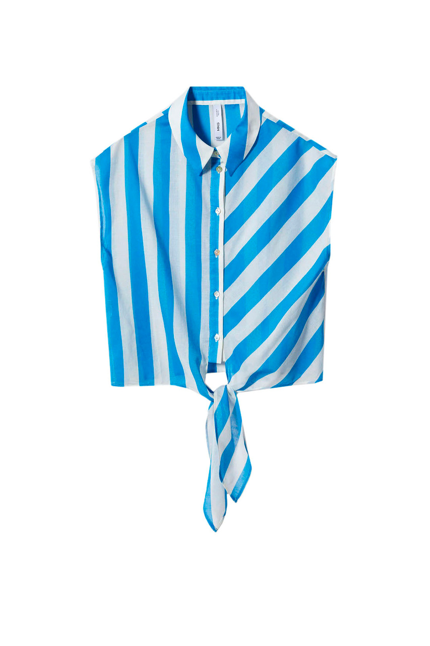 Рубашка OLIMPIA из натурального хлопка|Основной цвет:Бело-синий|Артикул:57020215 | Фото 1