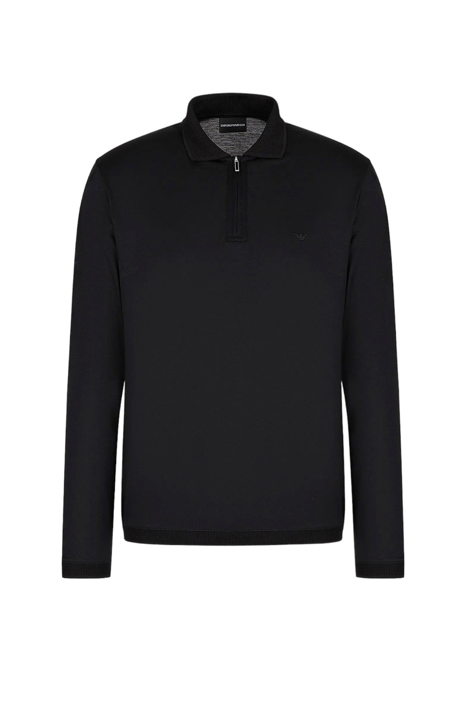 Мужской Emporio Armani Поло из лиоцелла и хлопка (цвет ), артикул 6R1F85-1JUVZ | Фото 1