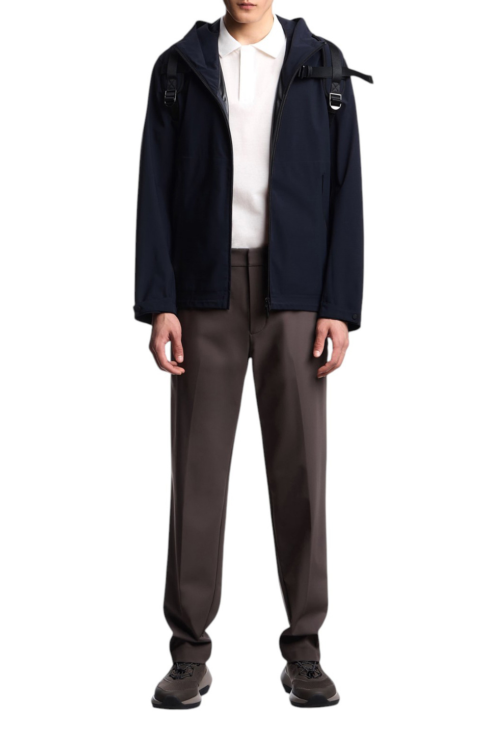 Мужской Emporio Armani Поло из хлопка (цвет ), артикул EM001146-AF13742 | Фото 2