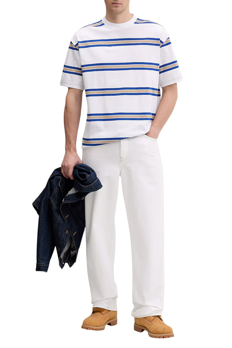 Мужской HUGO Футболка Nolisto из хлопка (цвет ), артикул 50553511 | Фото 3