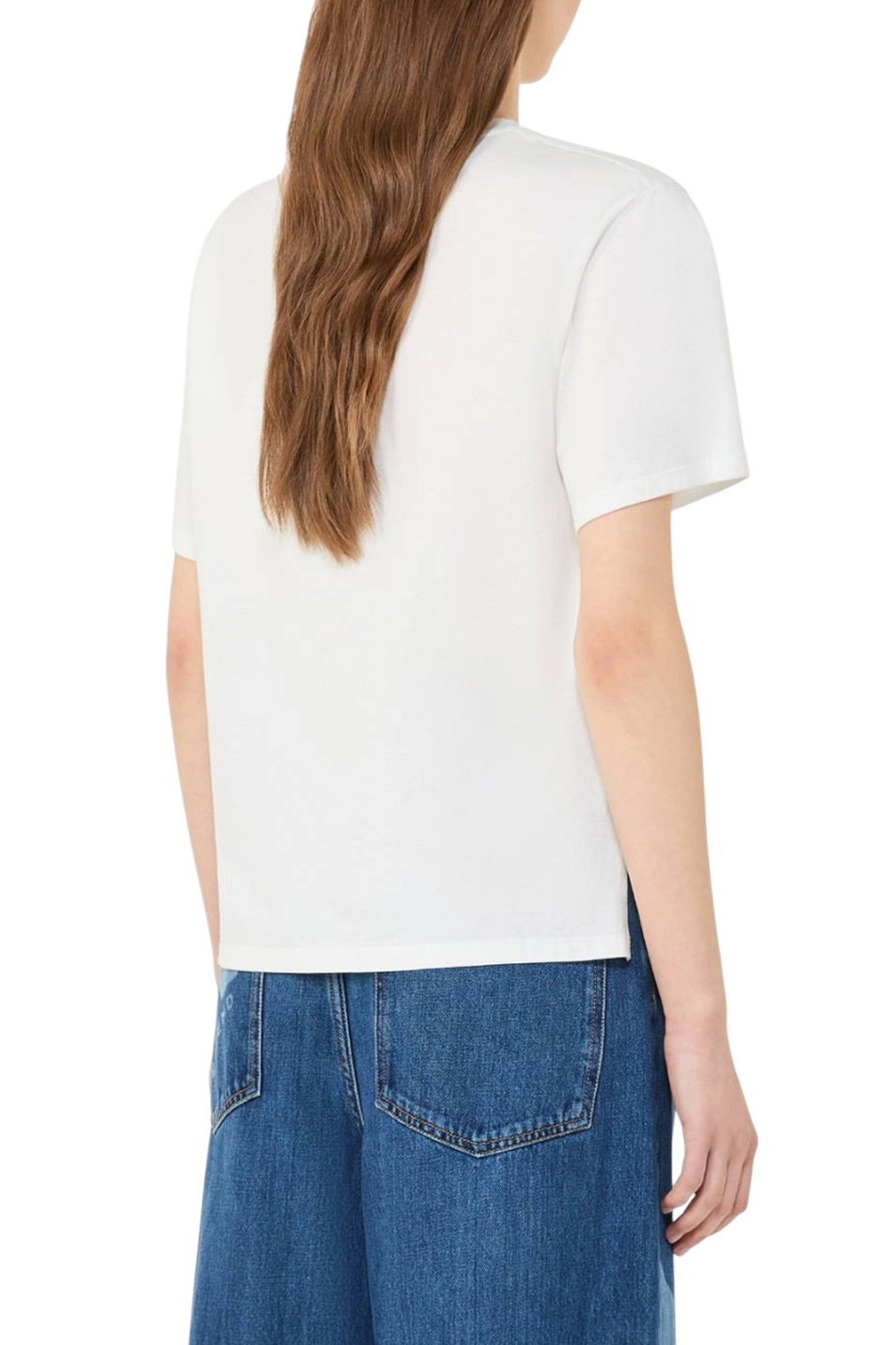 Женский Weekend Max Mara Футболка из хлопка с принтом (цвет ), артикул 2615971051 | Фото 5