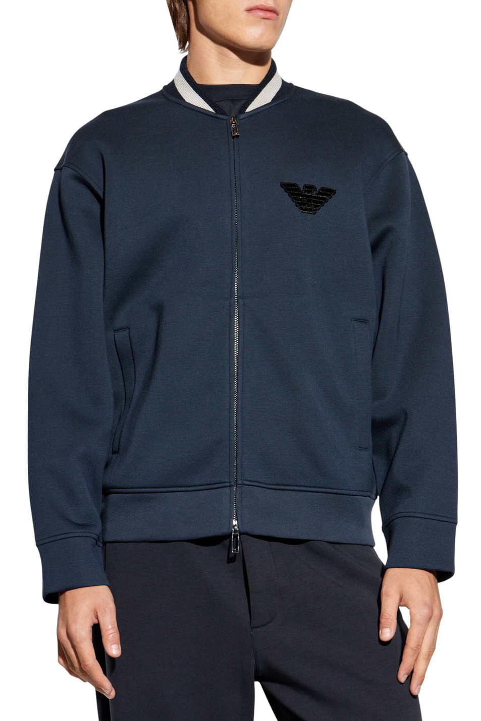 Мужской Emporio Armani Бомбер с логотипом (цвет ), артикул EM002877-AF17545 | Фото 4