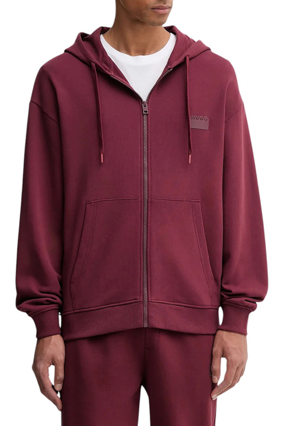 Мужской HUGO Толстовка Delastomer из хлопка (цвет ), артикул 50546874 | Фото 4