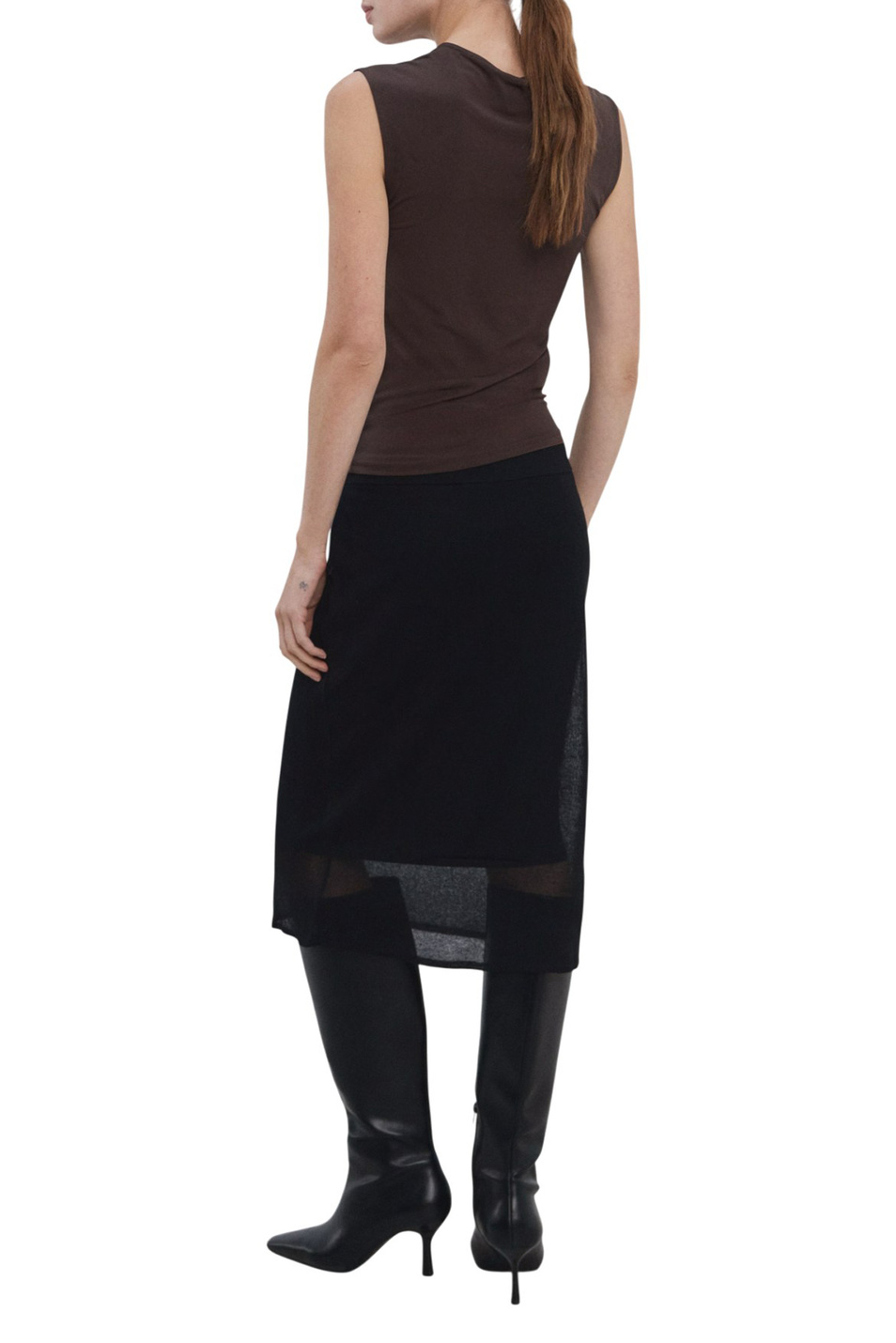 Женский Mango Топ CINDY с кружевом (цвет ), артикул 27094098 | Фото 4