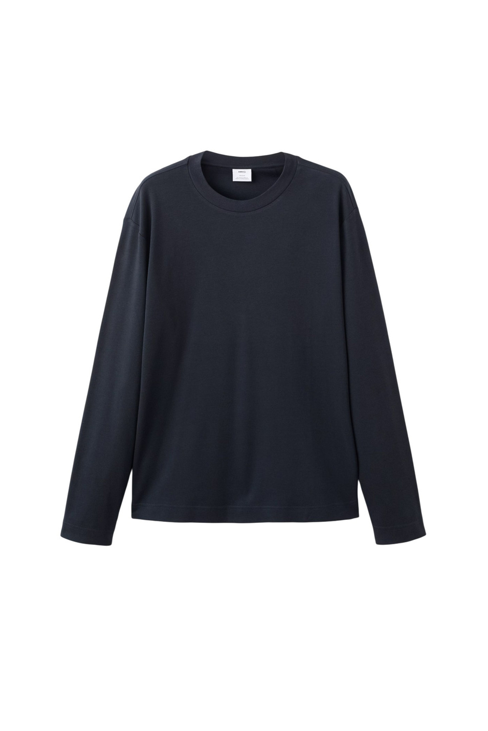 Мужской Mango Man Лонгслив GARETH из хлопка (цвет ), артикул 27061254 | Фото 1