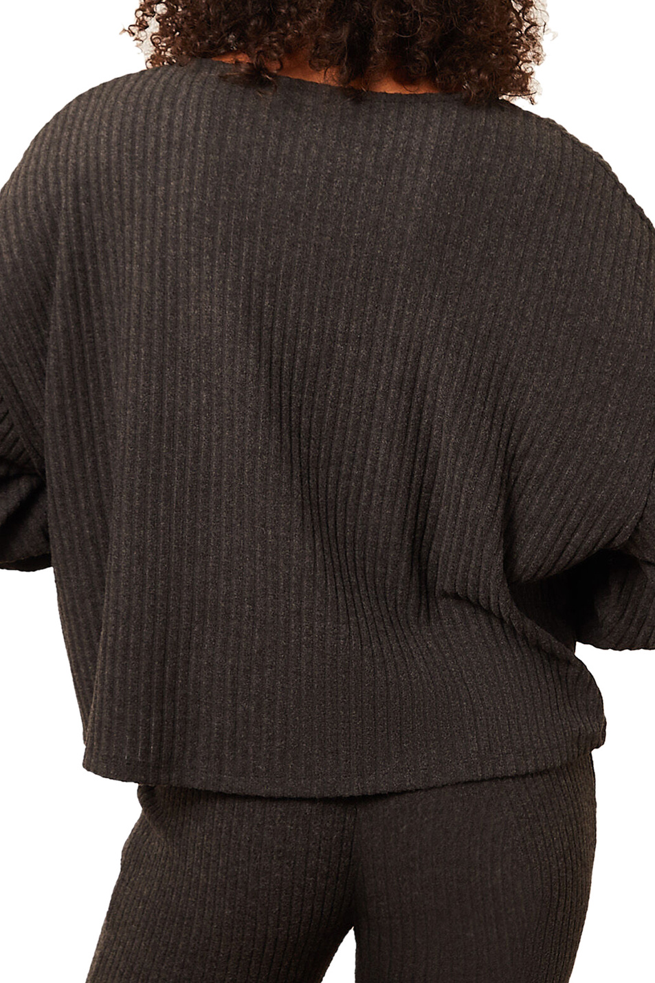 Etam Джемпер свободного кроя CAEL в рубчик (цвет ), артикул 6528352 | Фото 3