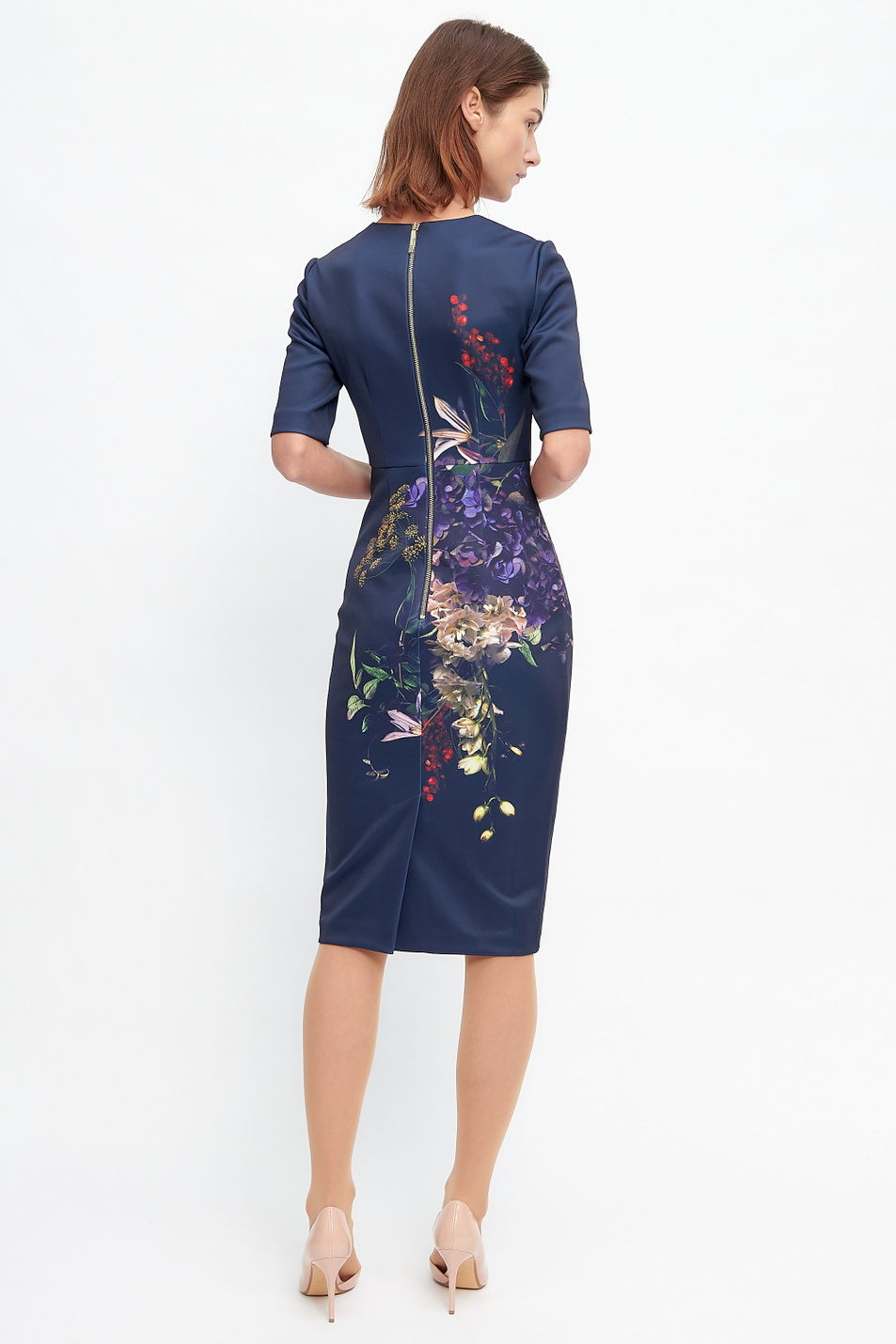 Ted Baker Платье CARVIR с цветочным принтом (цвет ), артикул 247449 | Фото 4