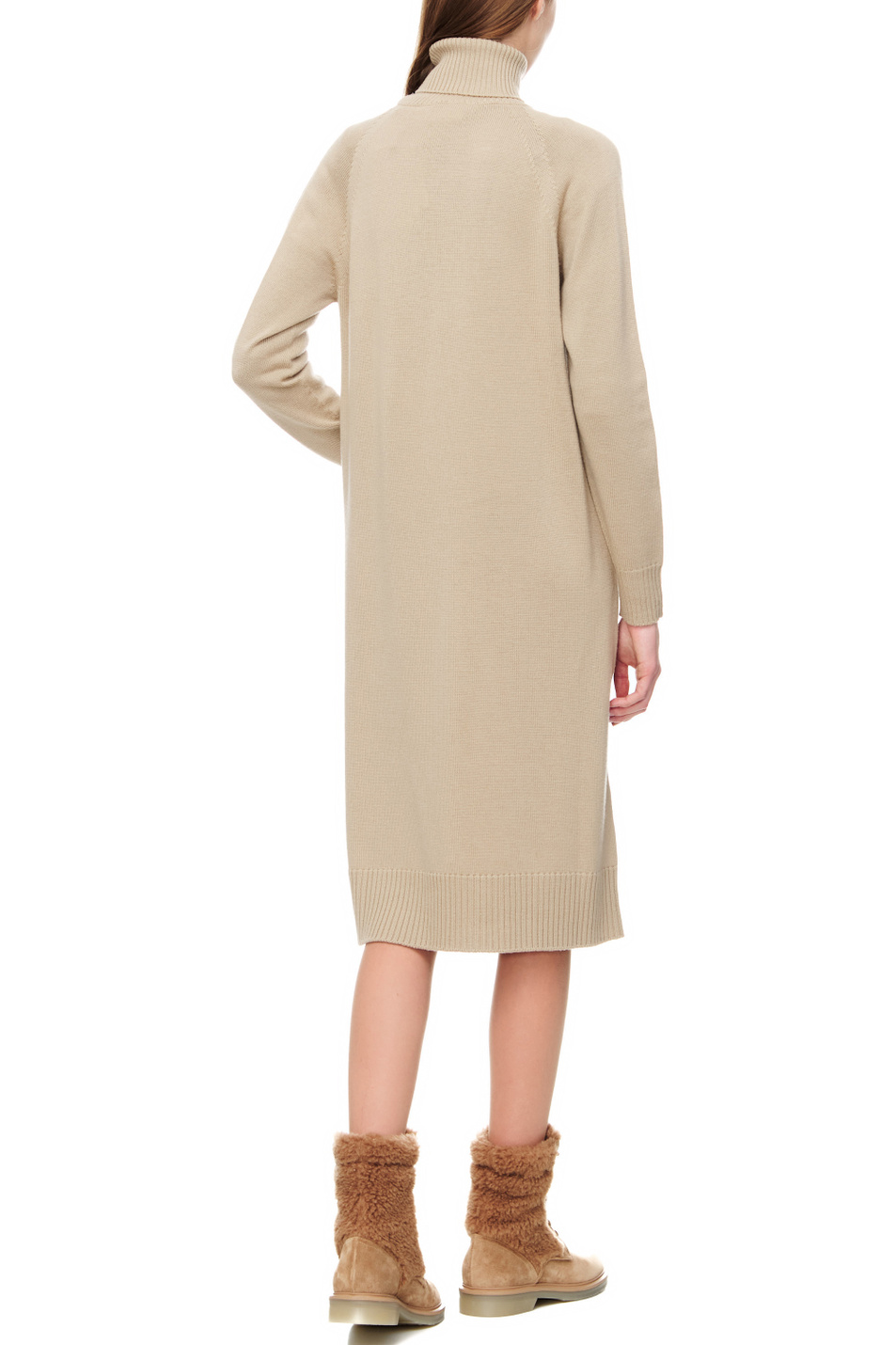 Женский Max Mara Платье LINFA из шерсти с высоким воротником (цвет ), артикул 33260126 | Фото 5