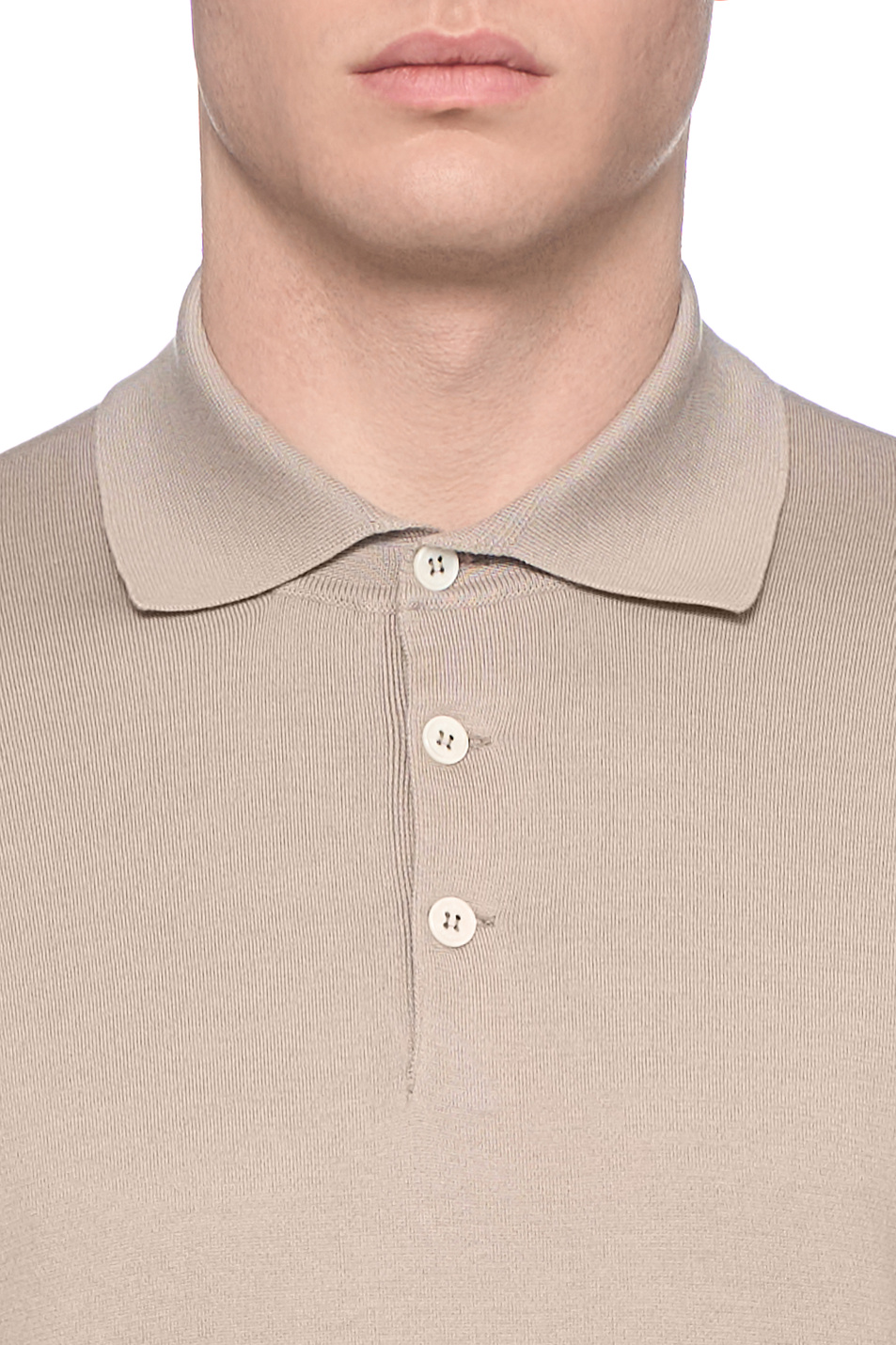 Мужской Brunello Cucinelli Поло из хлопка (цвет ), артикул M29800125 | Фото 6