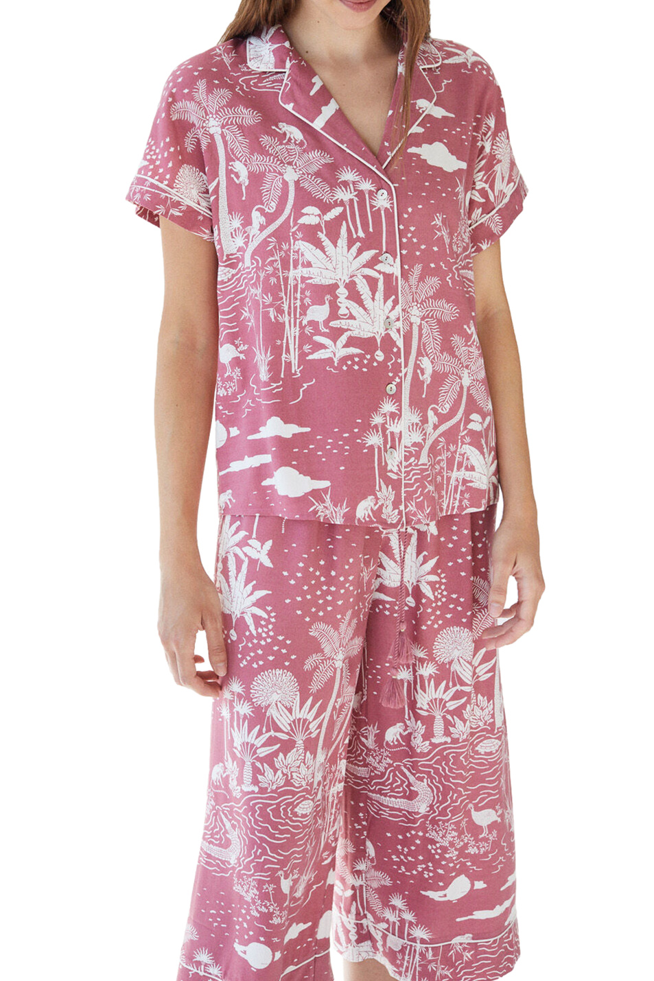 Women'secret Пижама в рубашечном стиле с принтом (цвет ), артикул 4852710 | Фото 3