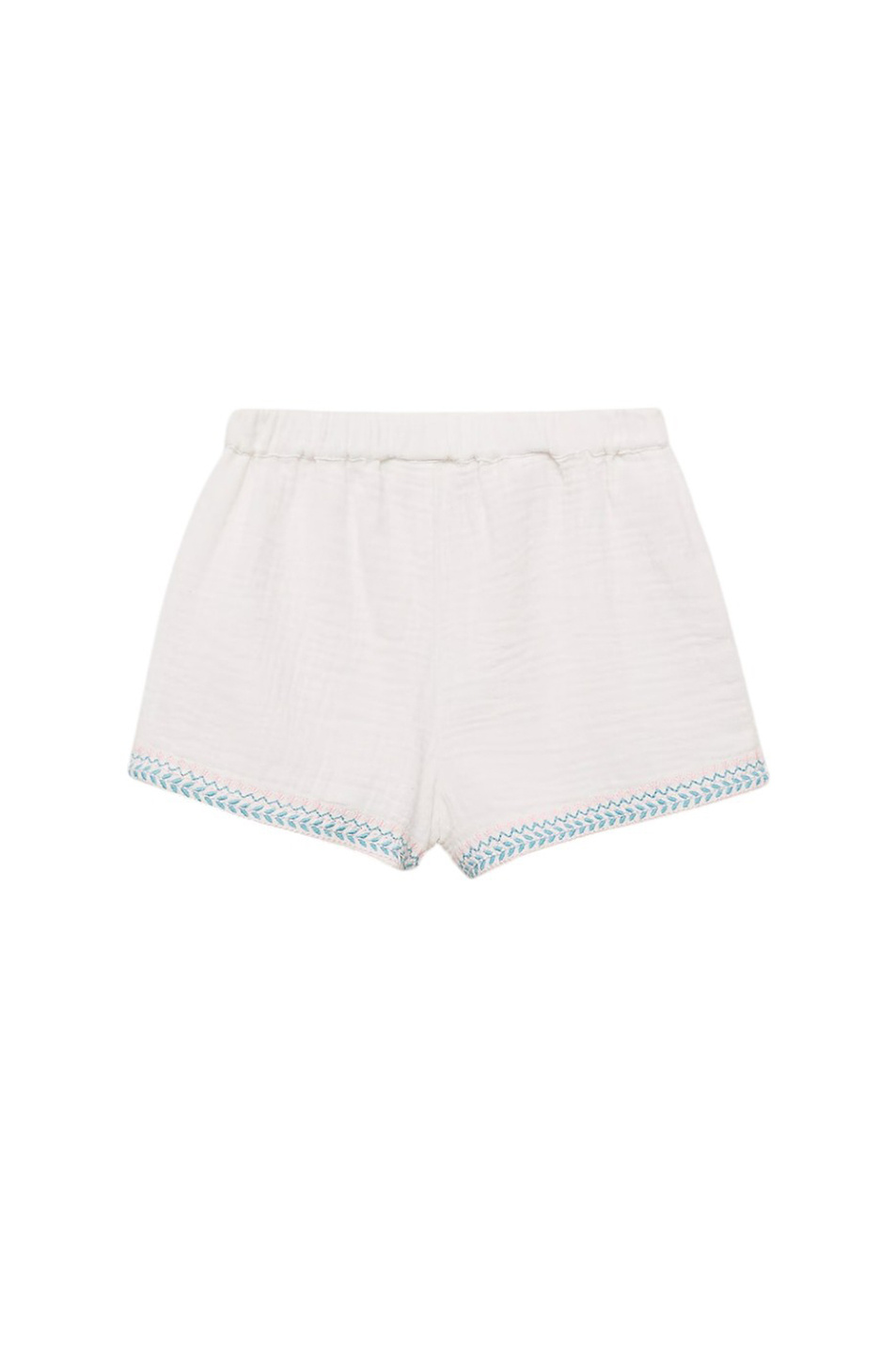 Девочкам Mango Kids Шорты DELHIP из хлопка (цвет ), артикул 87057698 | Фото 2