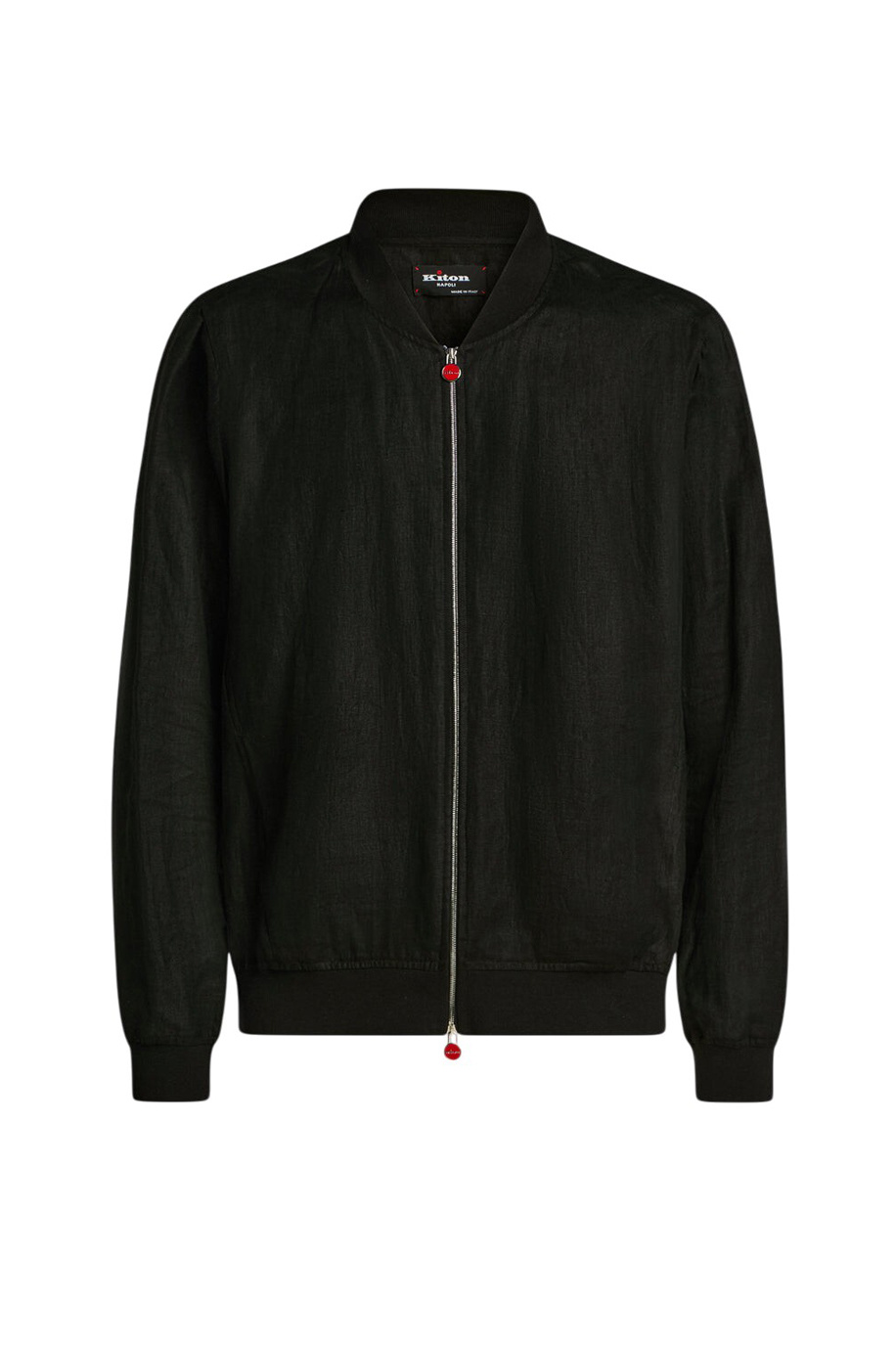 Мужской Kiton Бомбер из чистого льна (цвет ), артикул UGO001H0969003010 | Фото 1