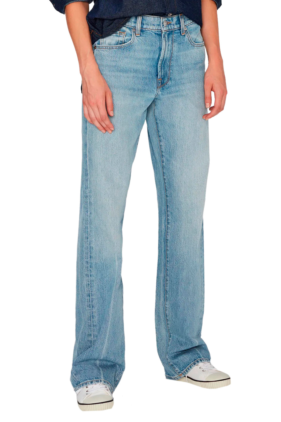 Женский 7 for all Mankind Джинсы TESS с высокой посадкой (цвет ), артикул JSSTC100AW | Фото 4