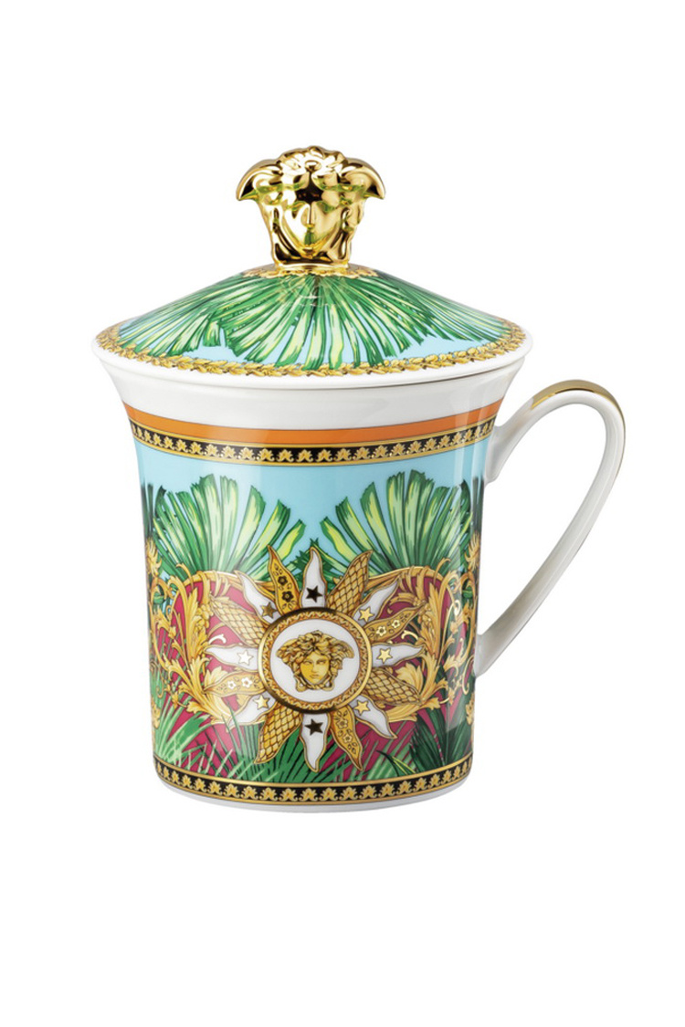 Не имеет пола Versace Кружка с крышкой Jungle Animalier 350 мл (цвет ), артикул 19315-403713-28700 | Фото 1