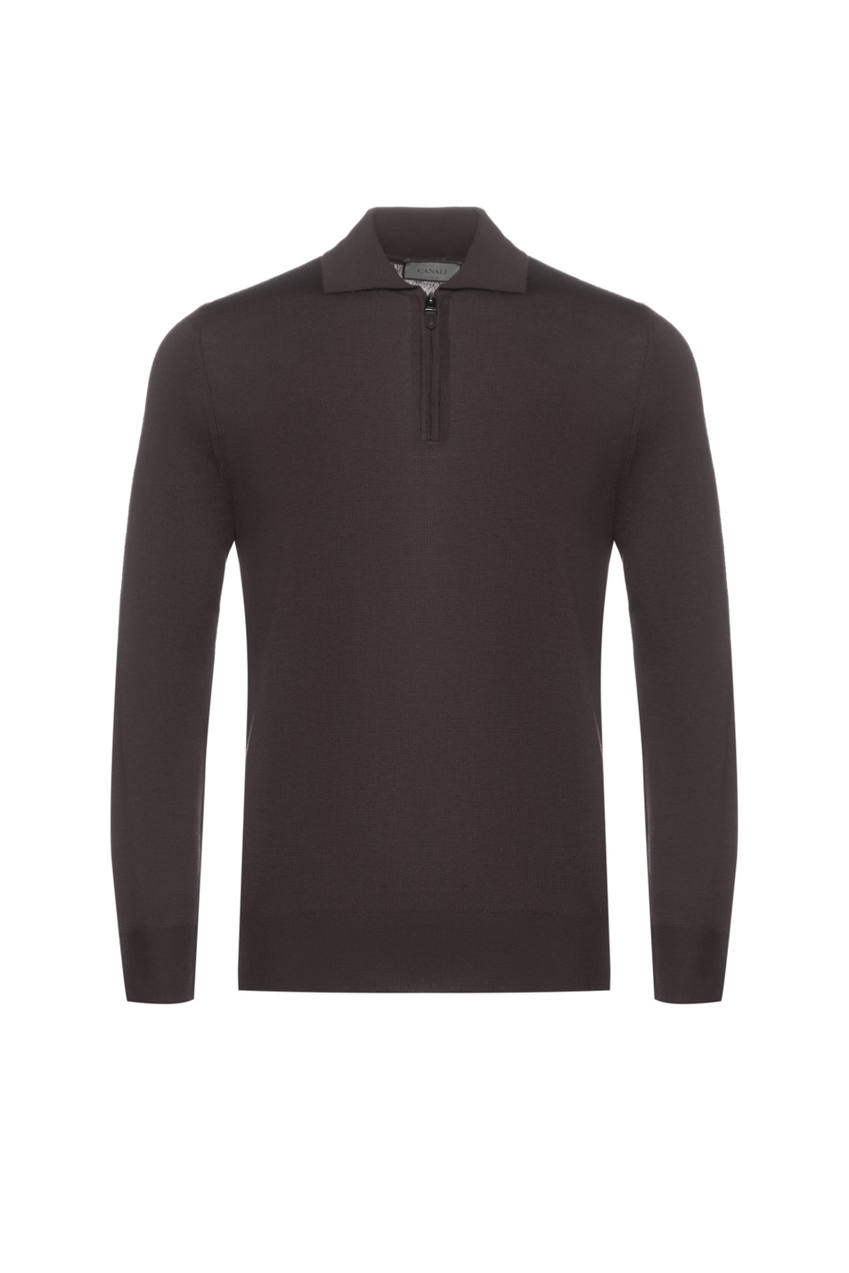 Мужской Canali Джемпер поло однотонный (цвет ), артикул C0572MK01149 | Фото 1