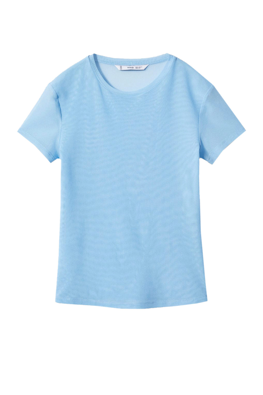 Однотонная футболка POLLY|Основной цвет:Голубой|Артикул:47035880 | Фото 1