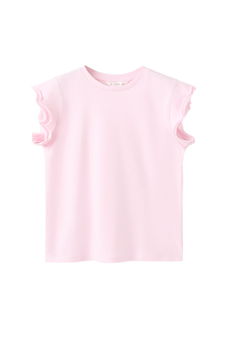 Девочкам Mango Kids Футболка LILI с оборками (цвет ), артикул 27005156 | Фото 1
