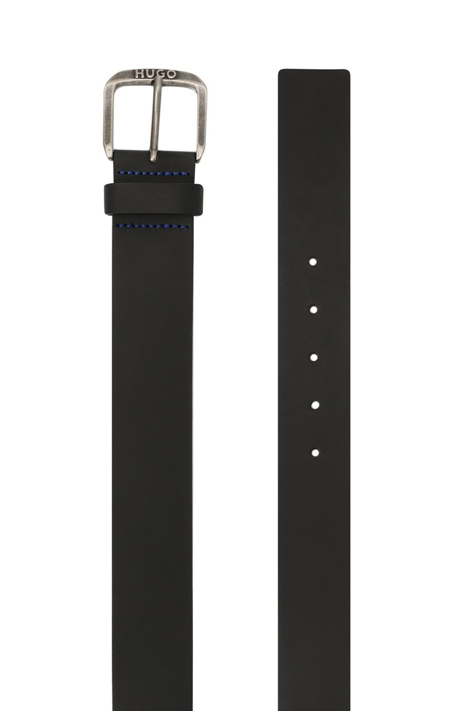 Ремень Berker из натуральной кожи|Основной цвет:Черный Мужской HUGO Ремень Berker из натуральной кожи (цвет ), артикул 50522158 | Фото 2