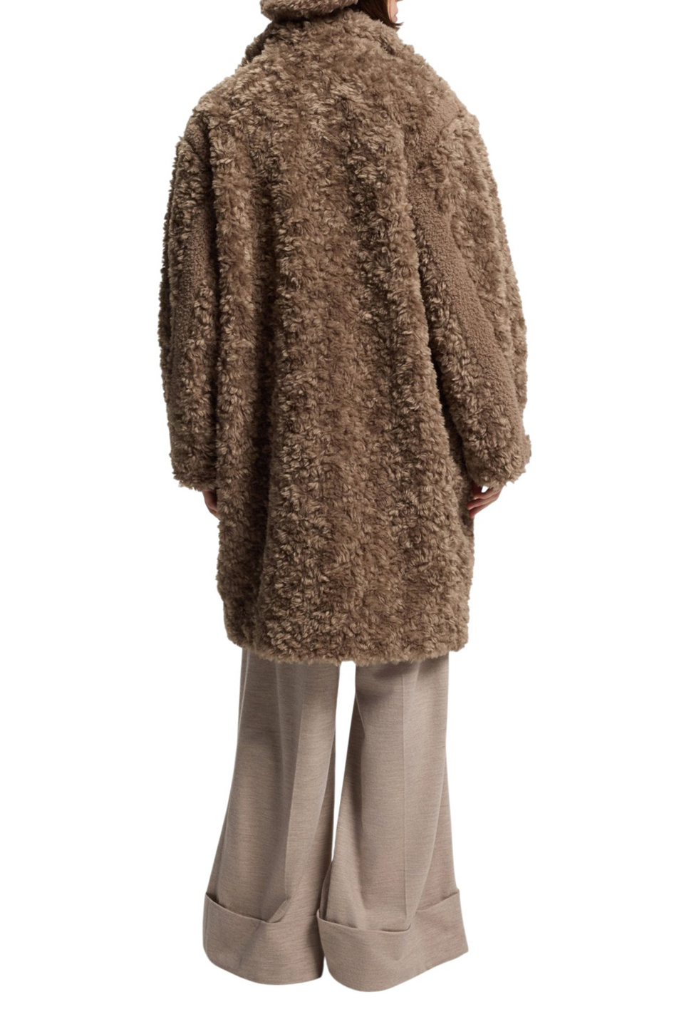 Шуба Citeddy из искусственного меха|Основной цвет:Коричневый Женский BOSS Шуба Citeddy из искусственного меха (цвет ), артикул 50548340 | Фото 4
