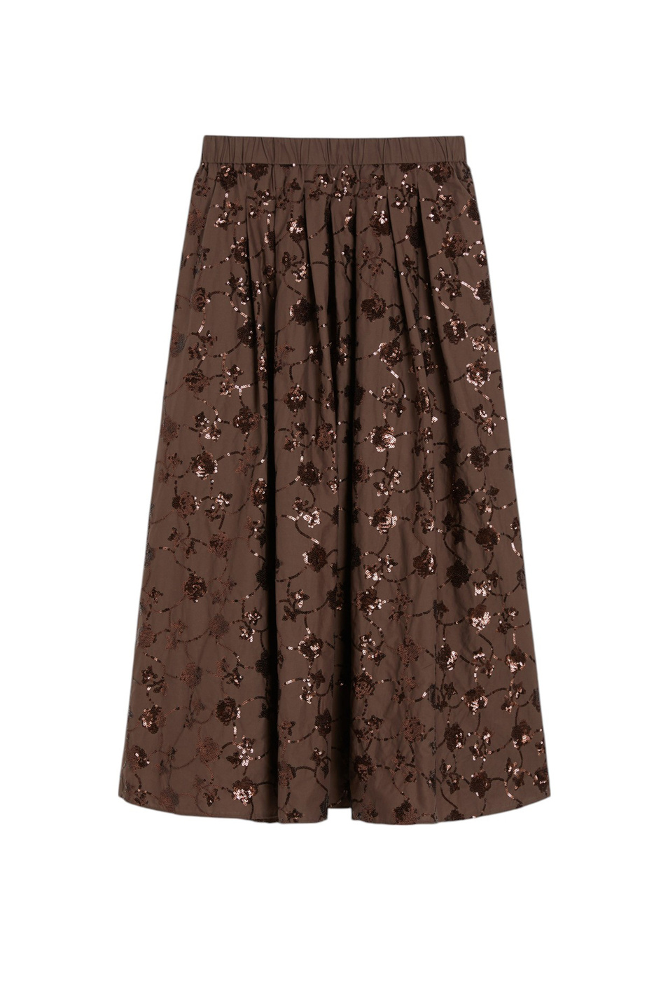 Женский Weekend Max Mara Юбка TEMPRA из хлопка с пайтеками (цвет ), артикул 2525106071 | Фото 1