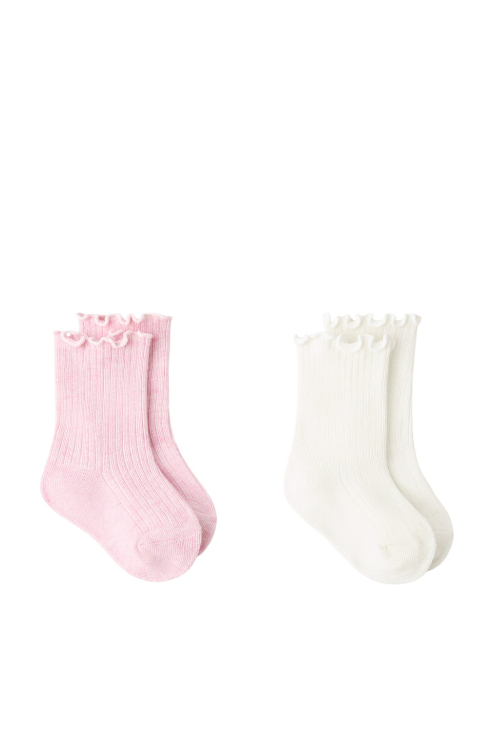 Девочкам Mango Kids Носки RIBSHORT в комплекте из 2 пар (цвет ), артикул 27053737 | Фото 1