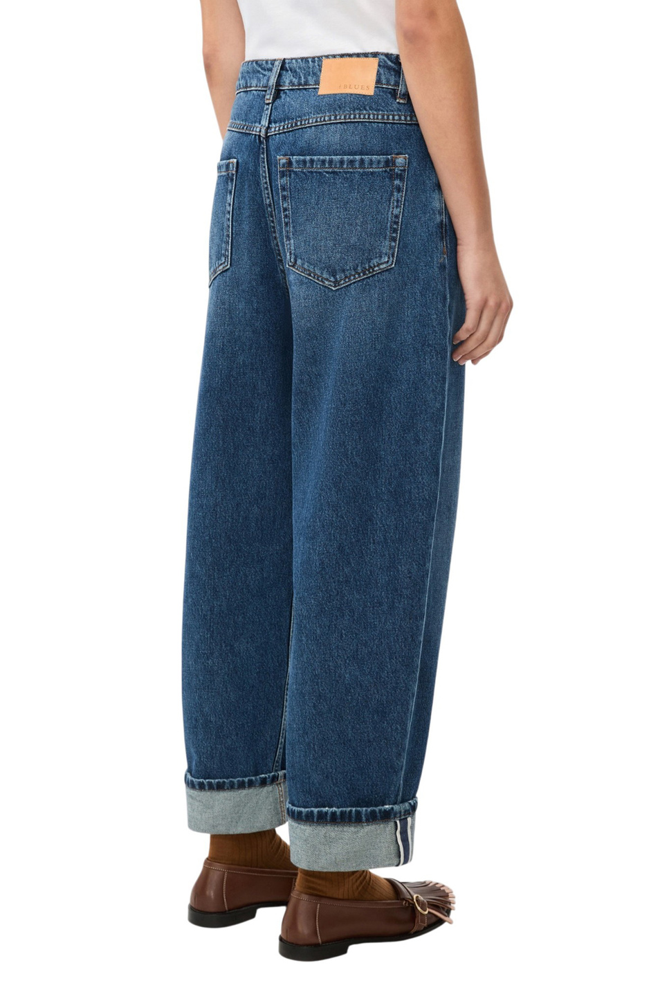 Женский iBLUES Джинсы IBLCHARLOTTE из хлопка (цвет ), артикул 2617181071 | Фото 4