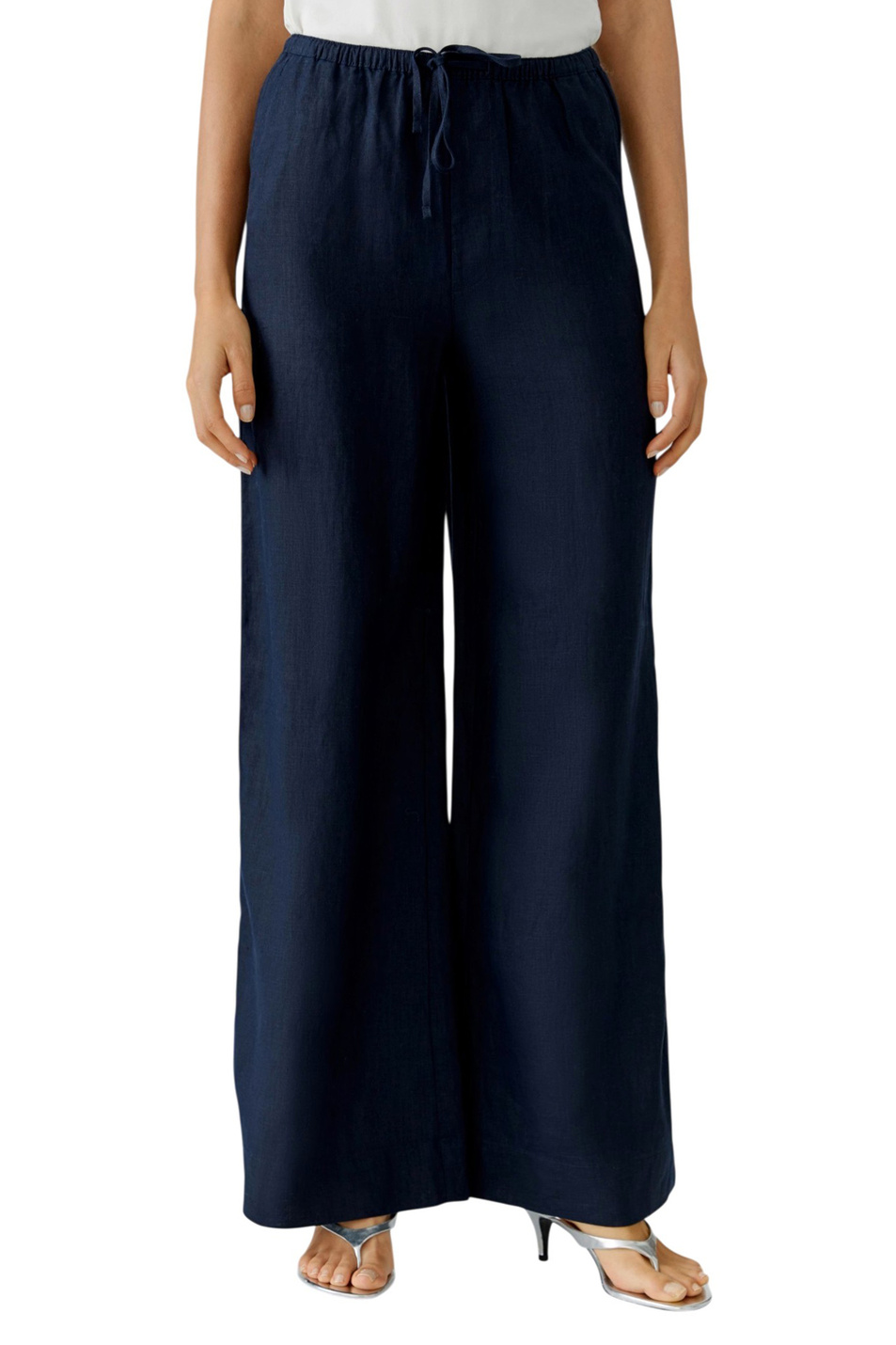 Женский OUI Брюки из льна (цвет ), артикул 97139 | Фото 4