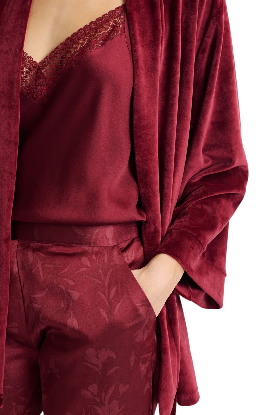 Женский Etam Костюм домашний VERA (жакет, топ, брюки) (цвет ), артикул 6555988 | Фото 4