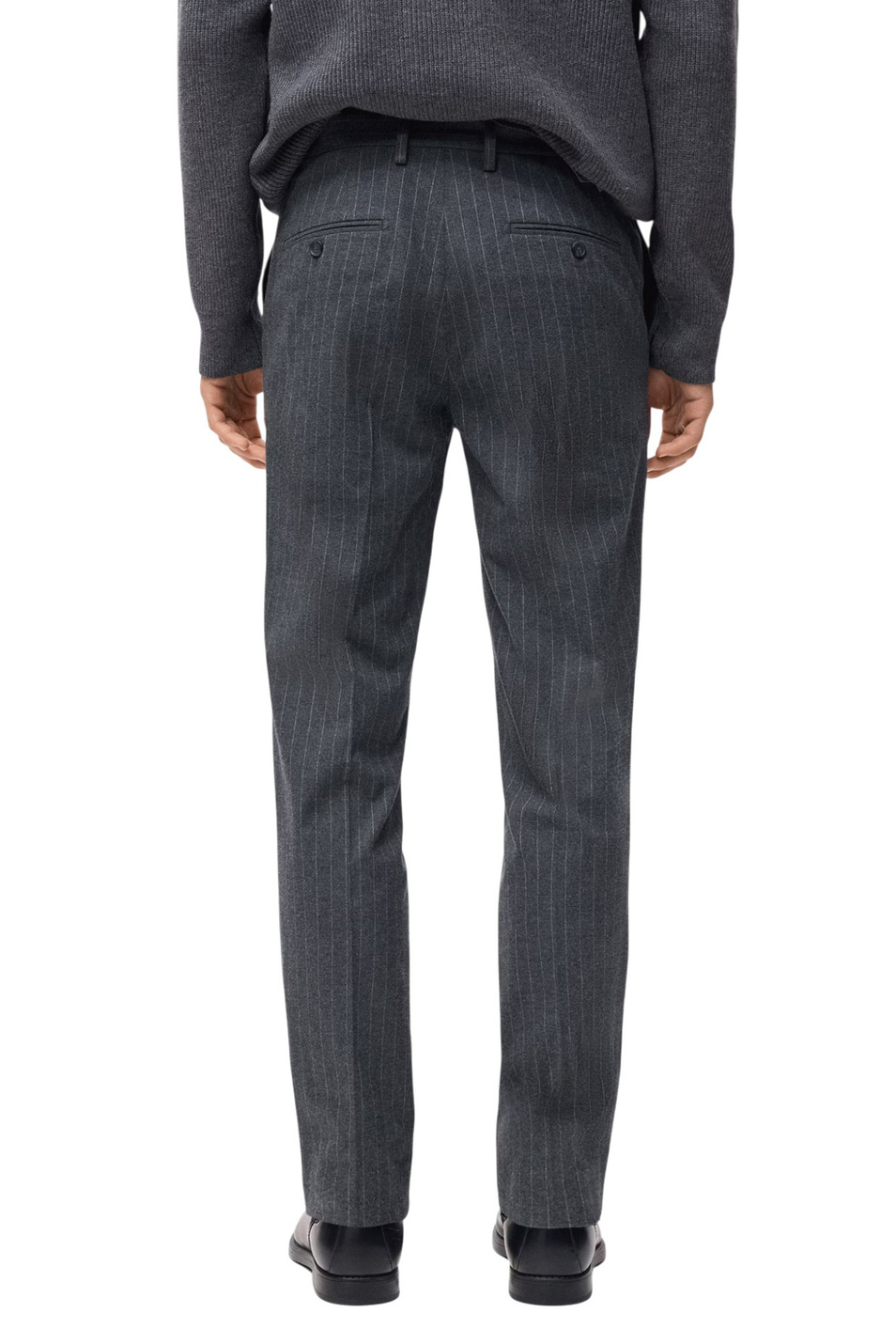 Мужской Mango Man Брюки BREST в тонкую полоску (цвет ), артикул 17047885 | Фото 4