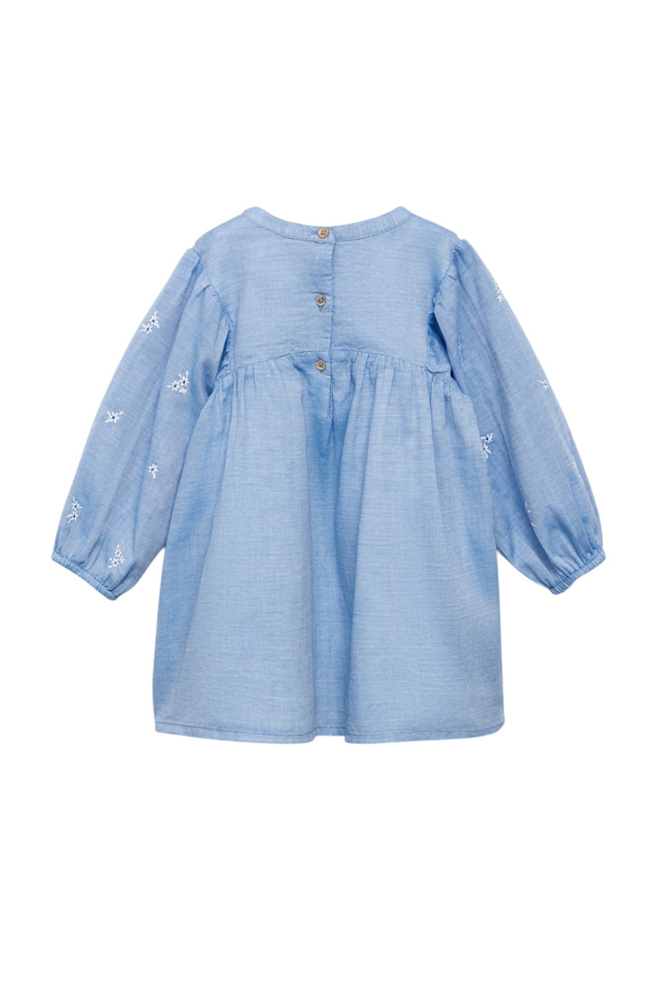 Девочкам Mango Kids Платье TROPEZ из хлопка с вышивкой (цвет ), артикул 87024797 | Фото 2