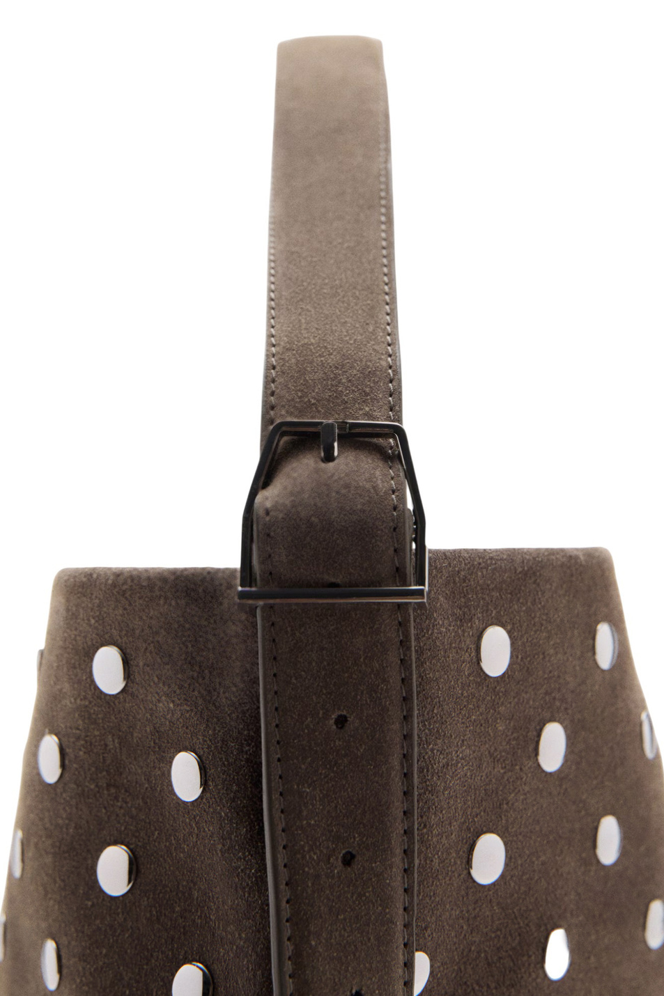 Женский Mango Сумка CARNABYT из натуральной замши (цвет ), артикул 27061223 | Фото 4