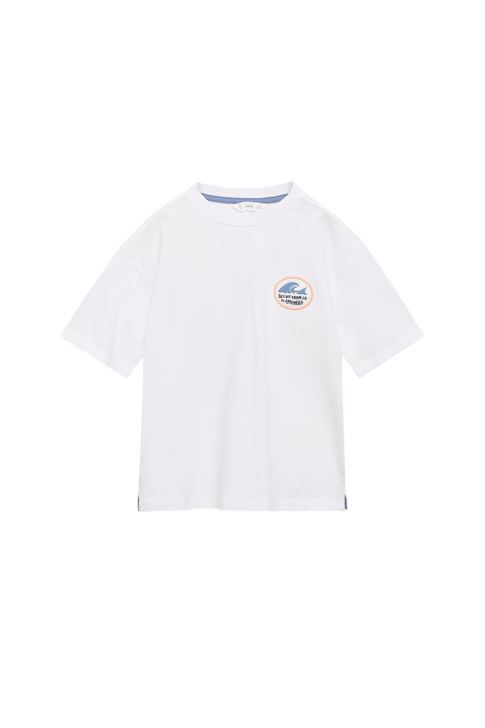 Мальчикам Mango Kids Футболка COACH из хлопка с принтом и вышивкой (цвет ), артикул 87028272 | Фото 1