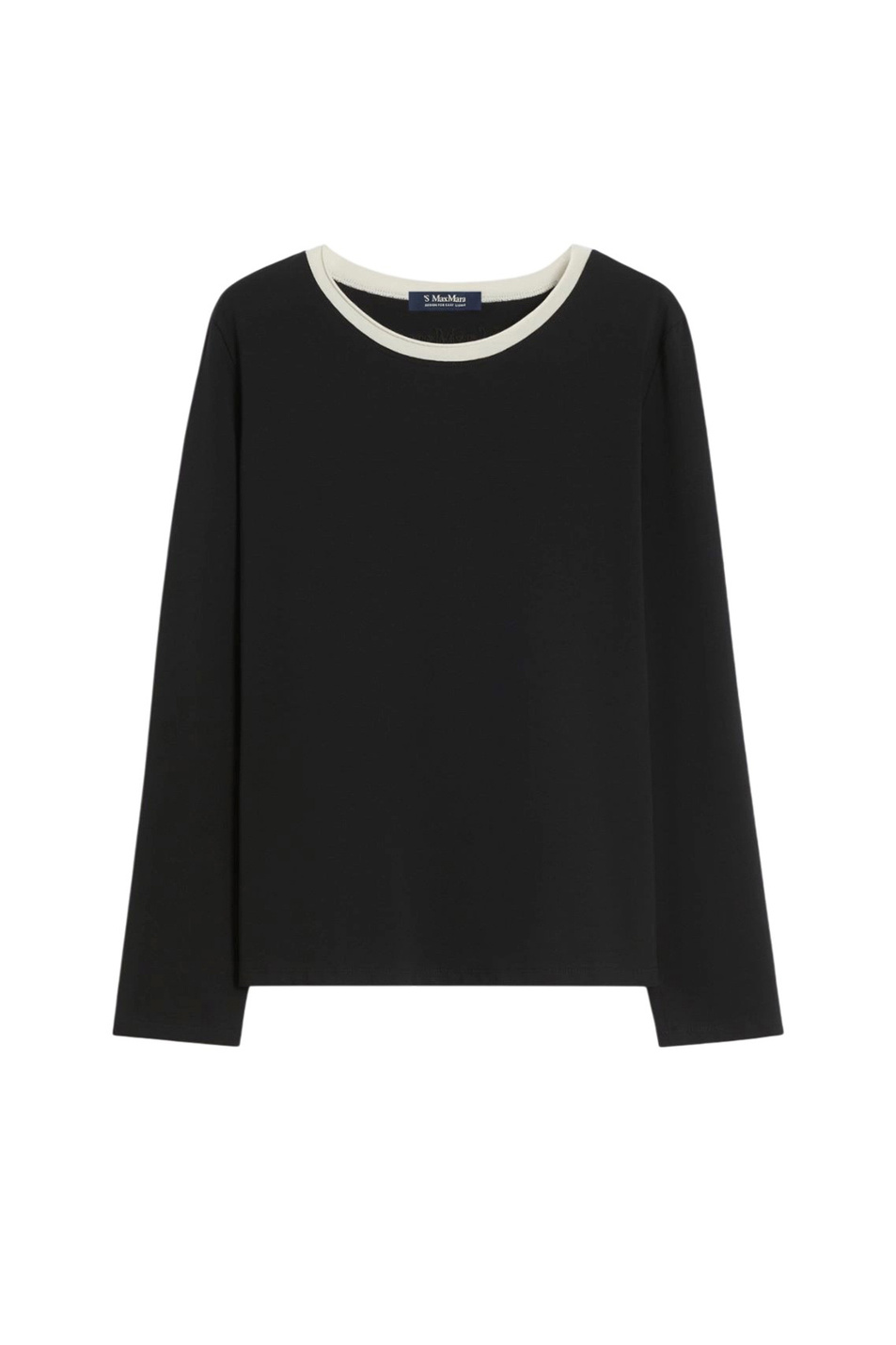 Женский Max Mara Лонгслив DIVINA с контрастным воротником (цвет ), артикул 2619971041 | Фото 1