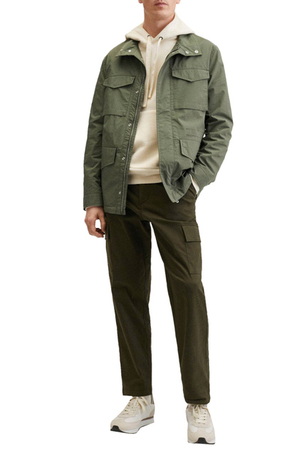 Куртка TILOS с накладными карманами|Основной цвет:Хаки|Артикул:27014381 | Фото 2