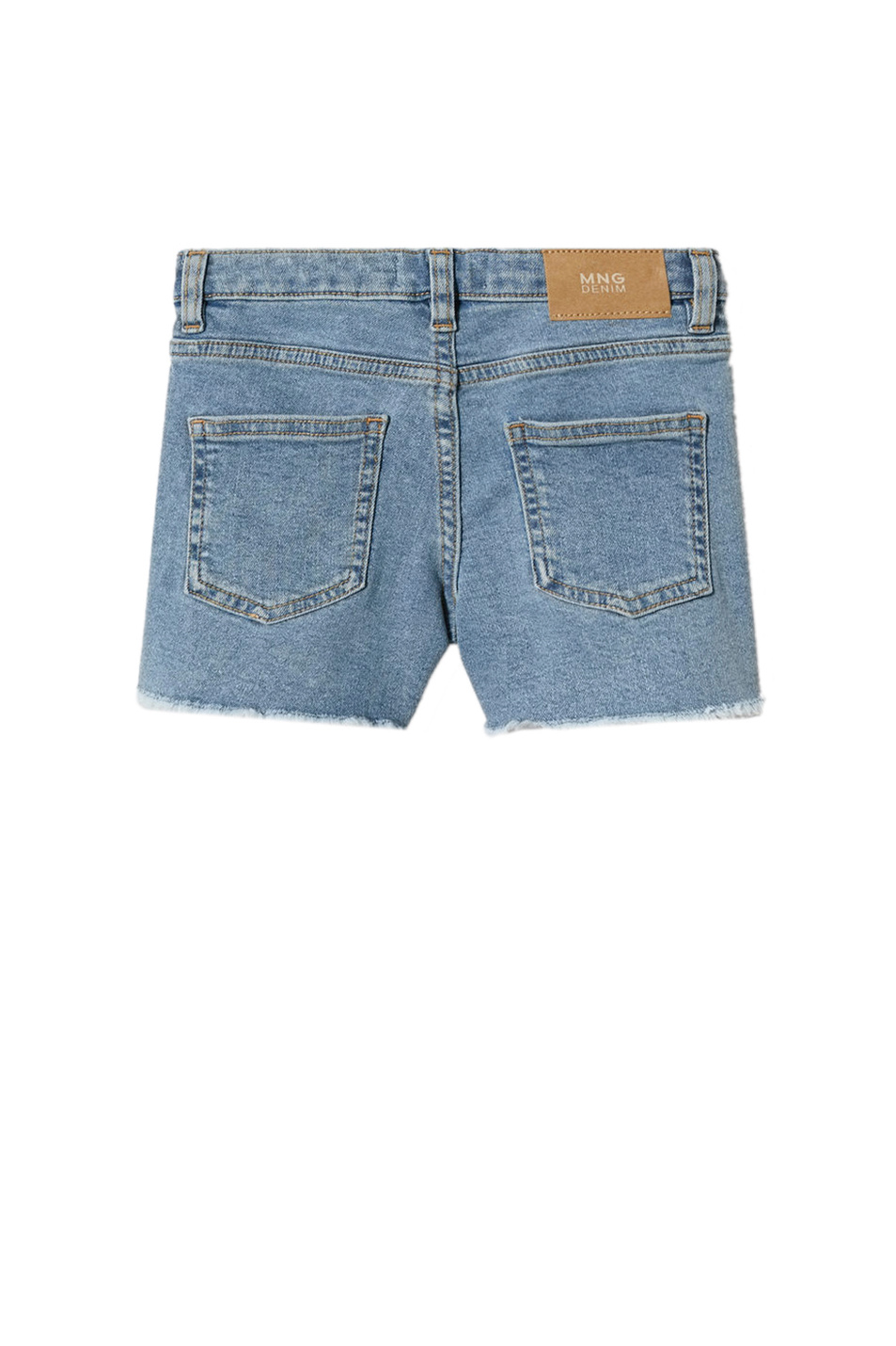 Девочкам Mango Kids Джинсовые шорты JANE-H (цвет ), артикул 47040350 | Фото 2