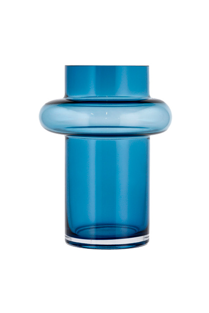 Стеклянная ваза 20 см|Основной цвет:Синий|Артикул:23560 | Фото 1