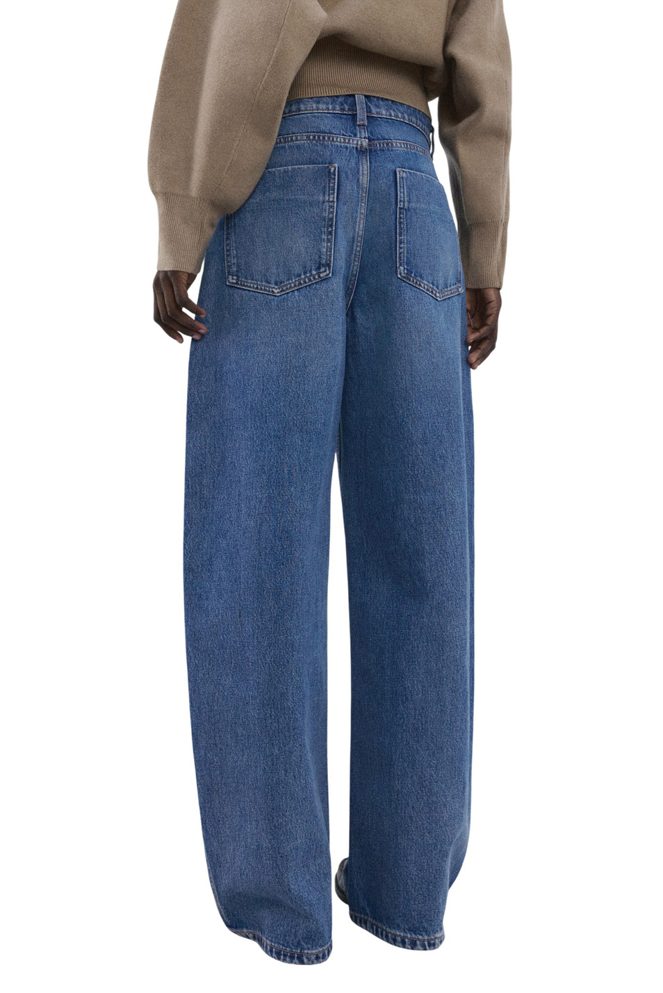 Женский Mango Джинсы BLUES со средней посадкой (цвет ), артикул 27014077 | Фото 4