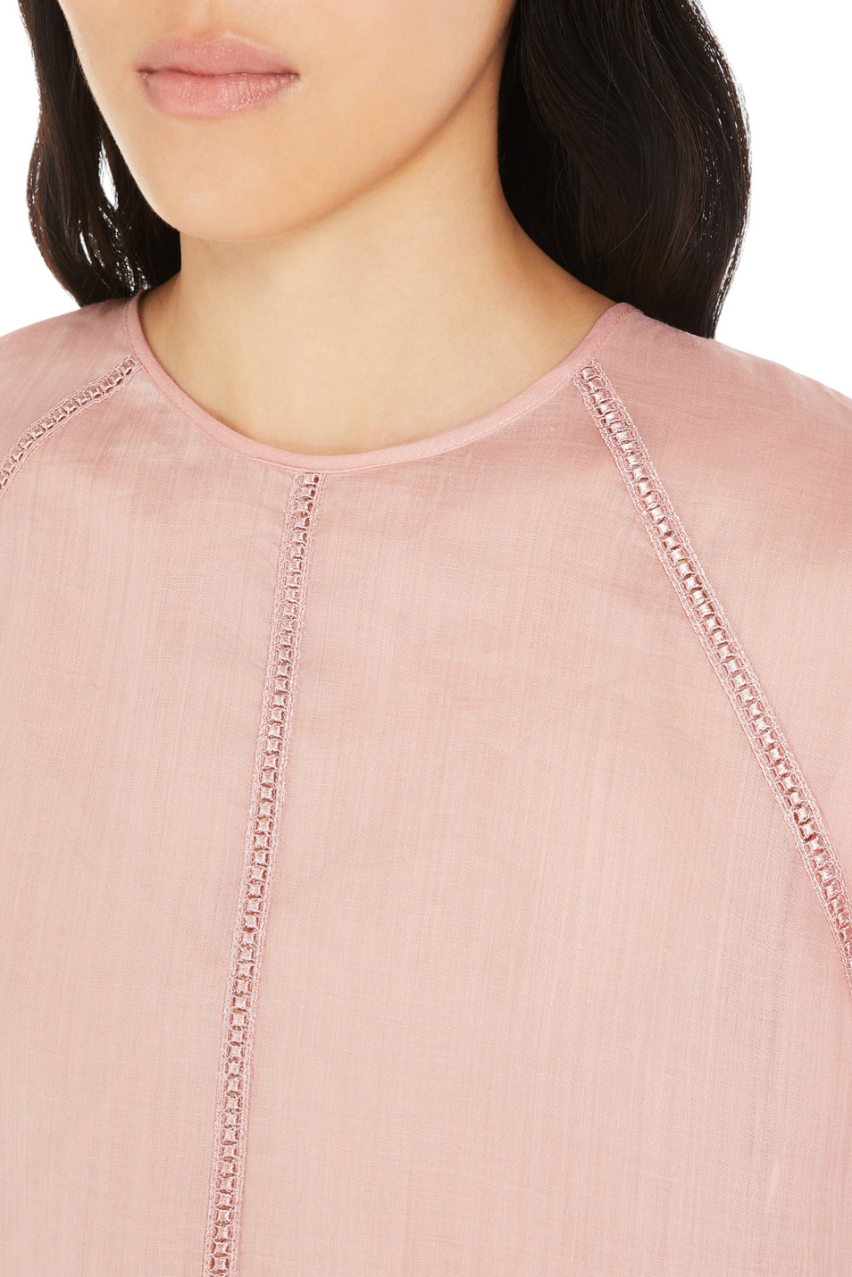 Женский Max Mara Блузка EDILE однотонная (цвет ), артикул 2516261032 | Фото 4