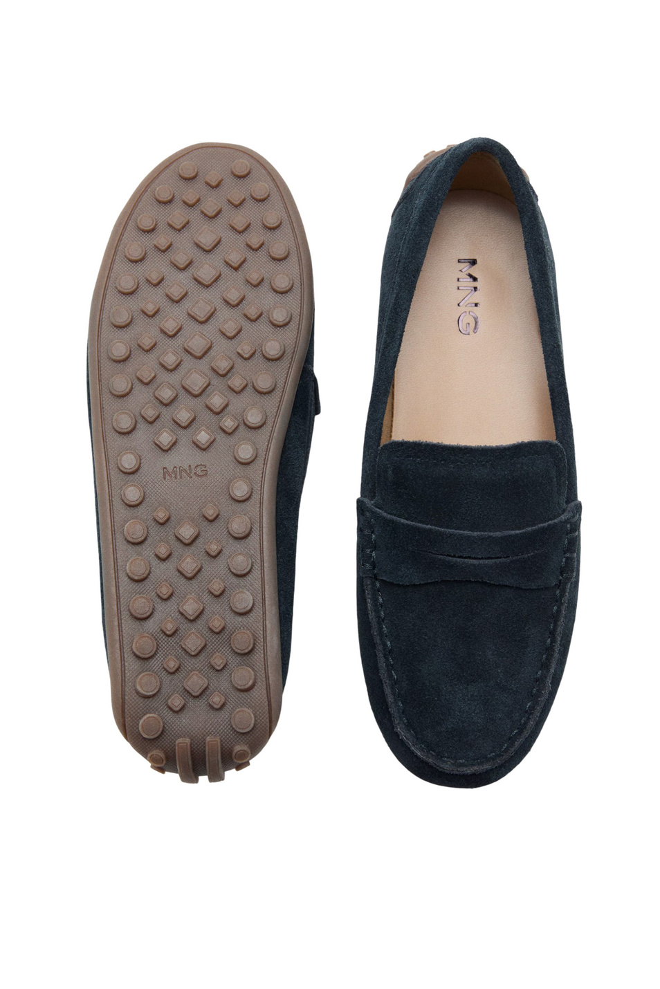 Мальчикам Mango Kids Лоферы RAULA из натуральной замши (цвет ), артикул 27023727 | Фото 3