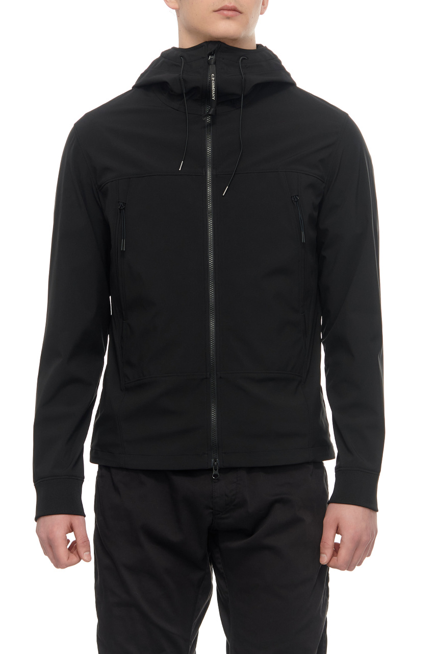 Куртка с фирменными линзами|Основной цвет:Черный|Артикул:16CMOW002A005968A | Фото 1