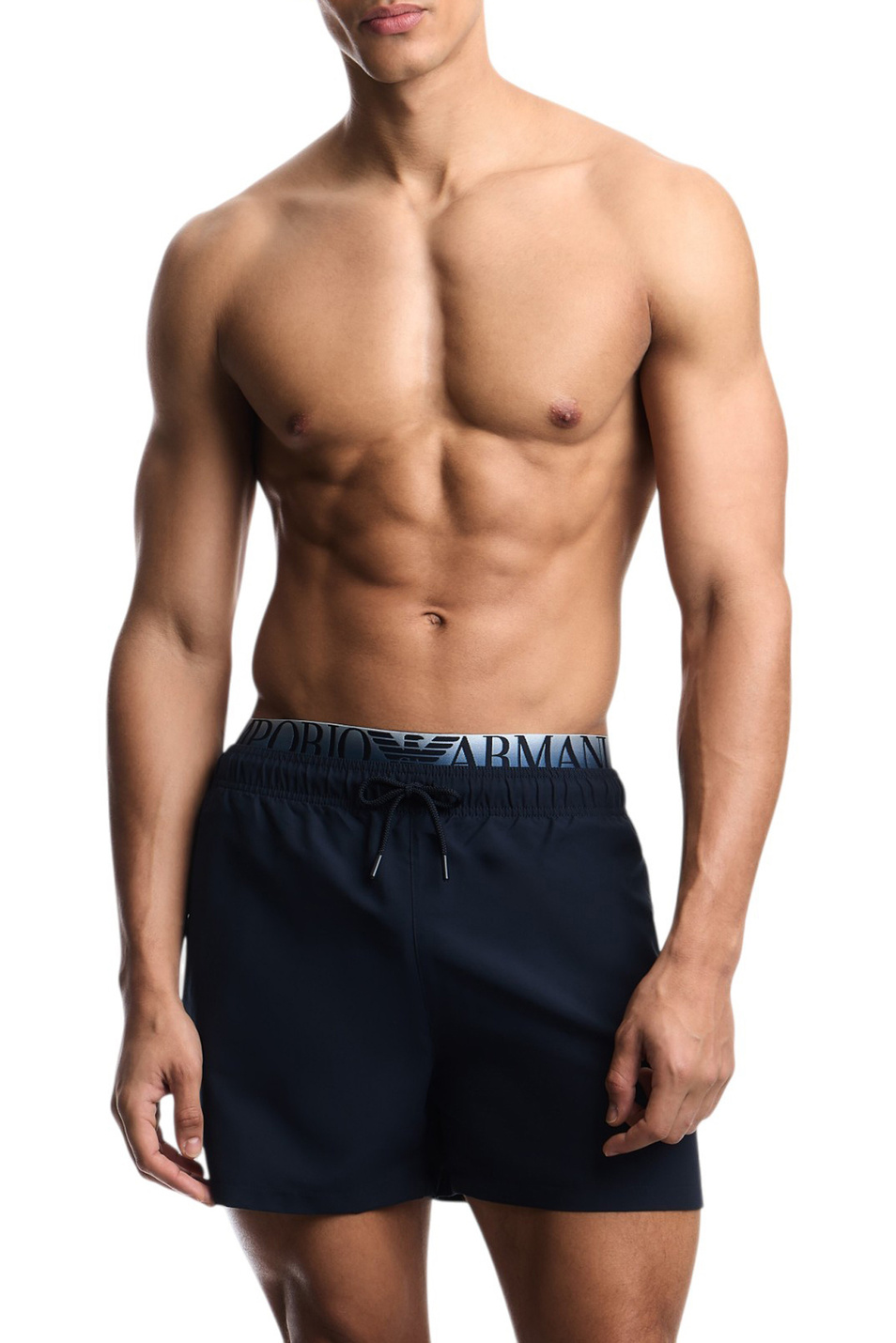 Мужской Emporio Armani Шорты для плавания с логотипом (цвет ), артикул EM000686-AF20432 | Фото 2